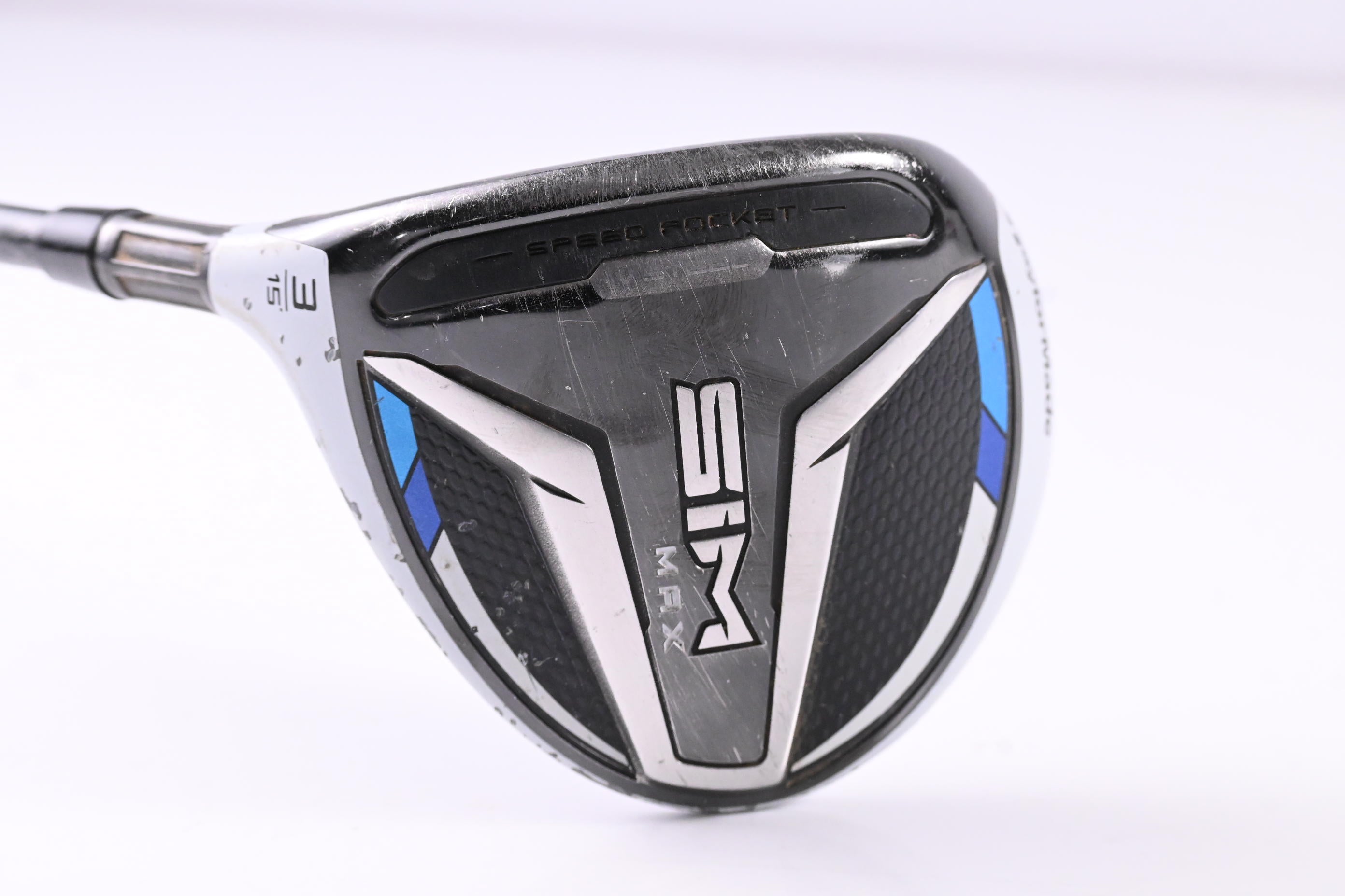 Left Hand Taylormade SIM Max #3 Wood / 15 Degree / Stiff Flex Project X