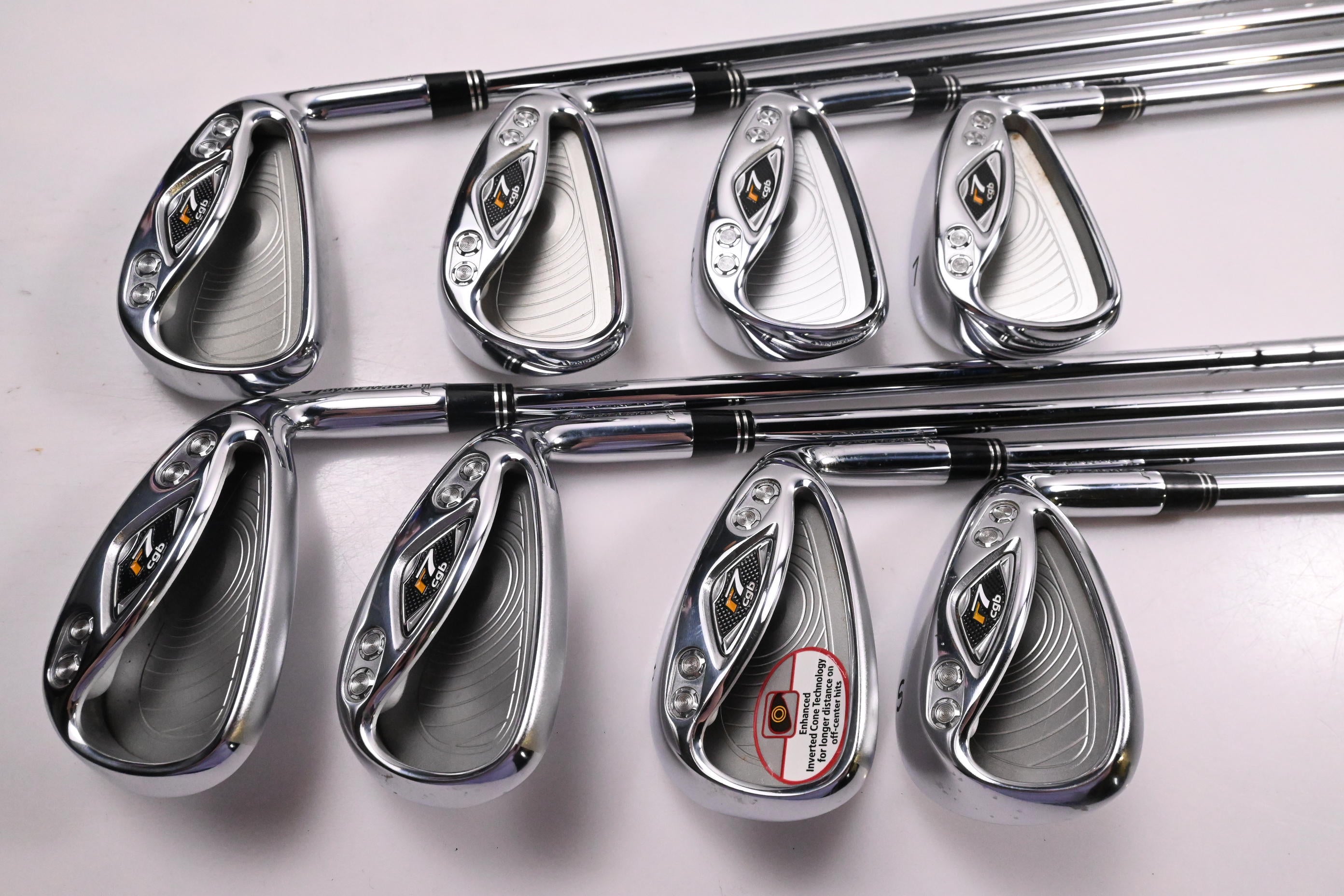 Taylormade R7 CGB Irons / 4-PW+SW / Regular Flex Taylormade R7 Shafts