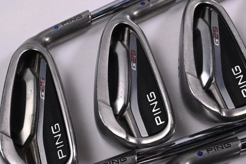 Ping G25 Irons / 4-PW+SW / Purple/Blue Dot / Regular Flex Ping CFS Steel Shafts