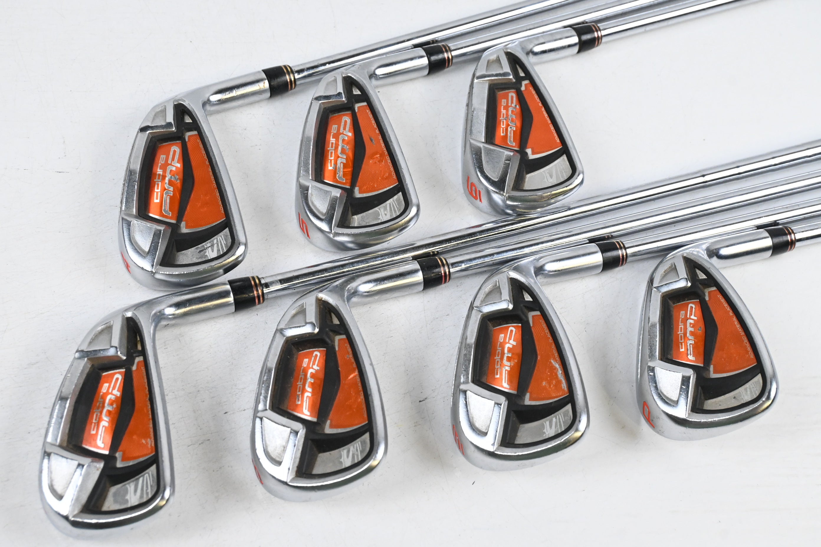 Cobra AMP Irons / 4-PW / Regular Flex Dynalite 90 Shafts