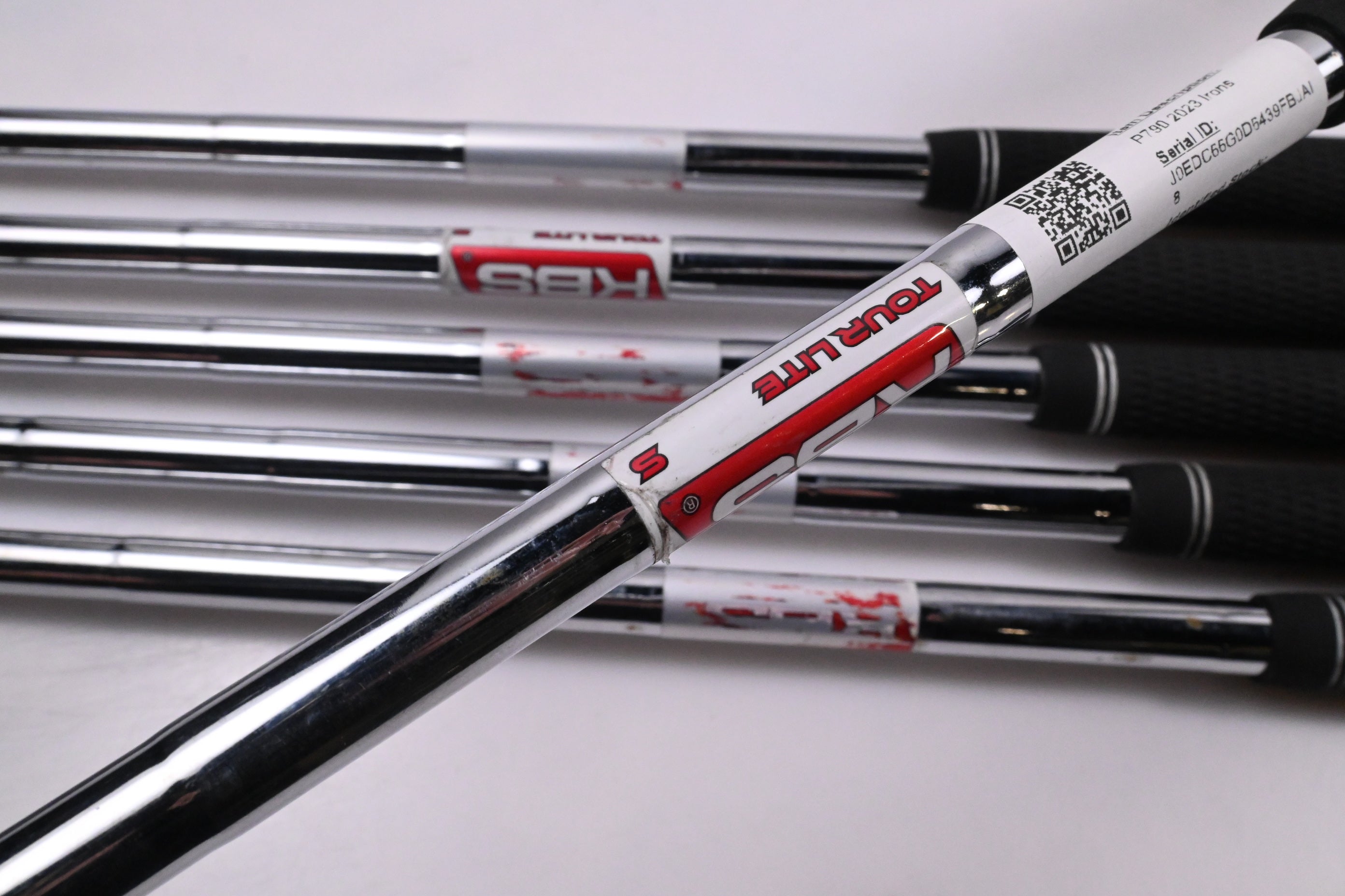 Taylormade P790 2023 Irons / 5-PW / Stiff Flex KBS Tour Lite Shafts