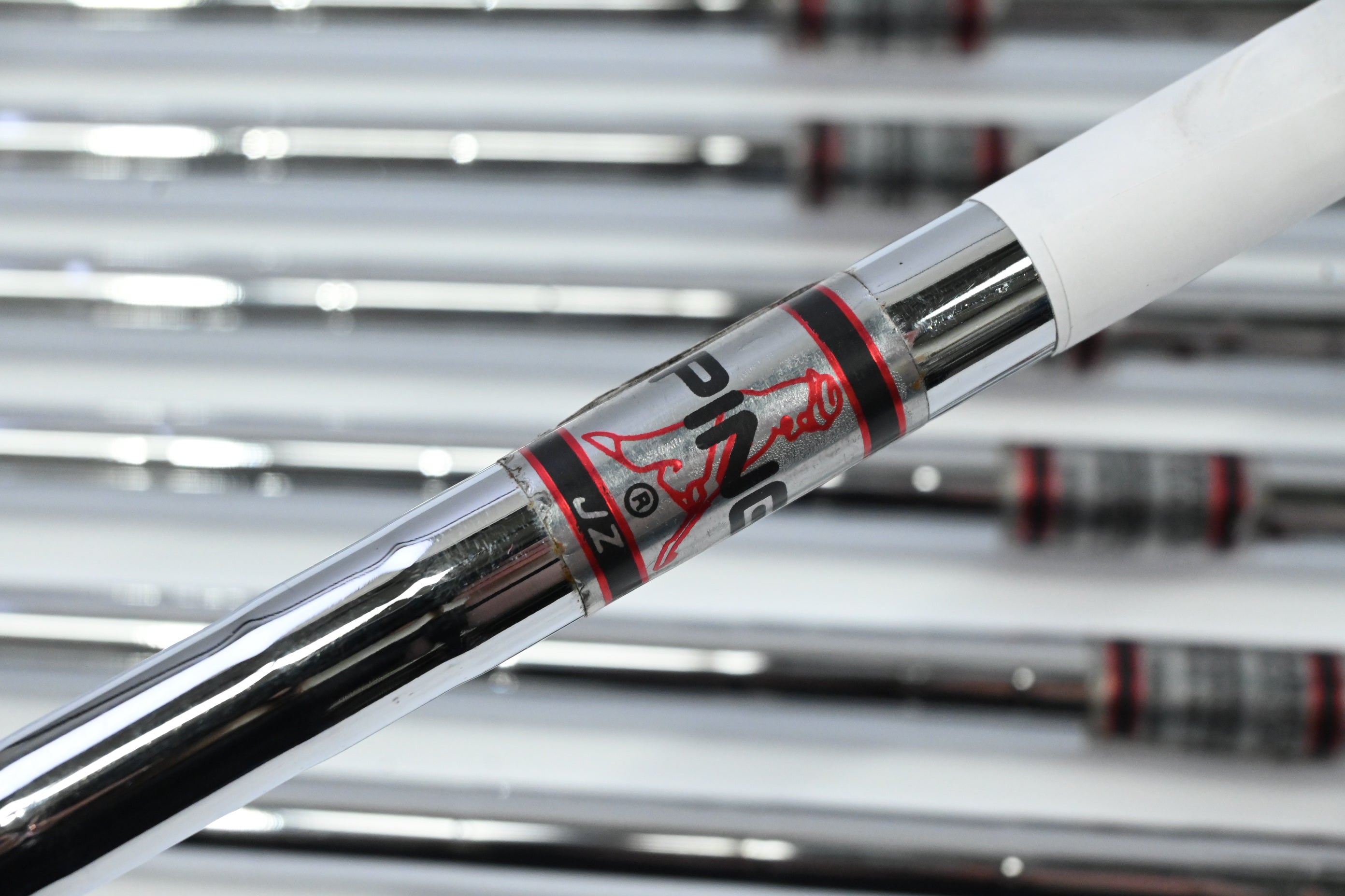 Ping Zing Irons / 5-PW+SW / Red Dot / Stiff Flex Ping JZ Steel Shafts