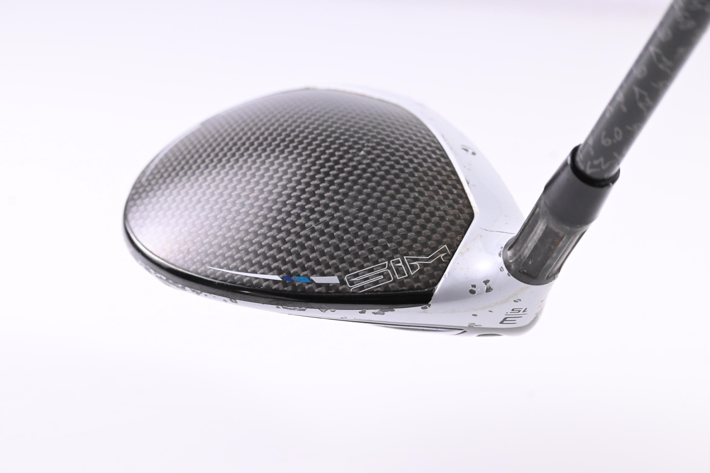 Left Hand Taylormade SIM Max #3 Wood / 15 Degree / Stiff Flex Project X
