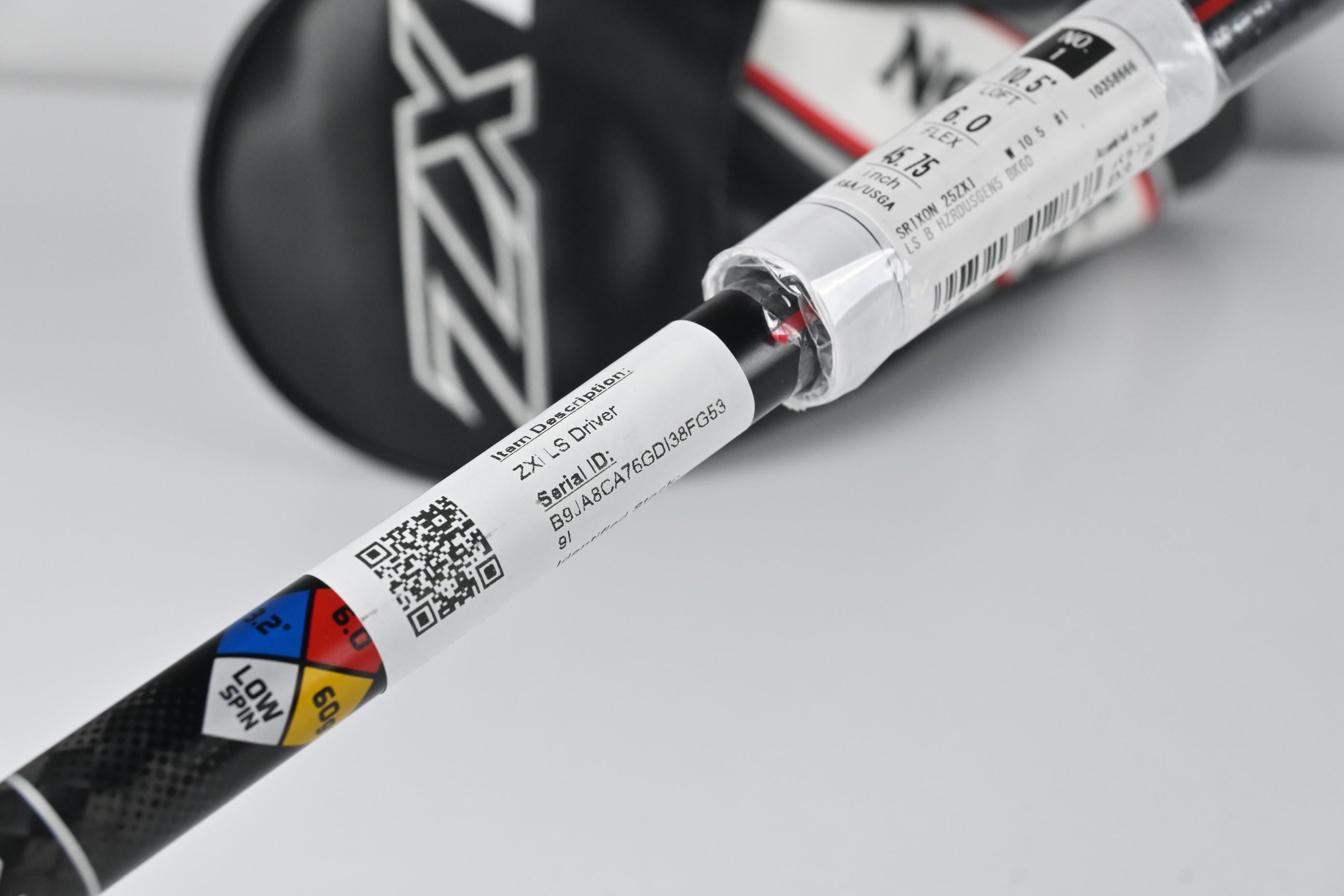 Srixon ZXi LS Driver / 10.5 Degree / Stiff Flex HZRDUS Black 60 Shaft
