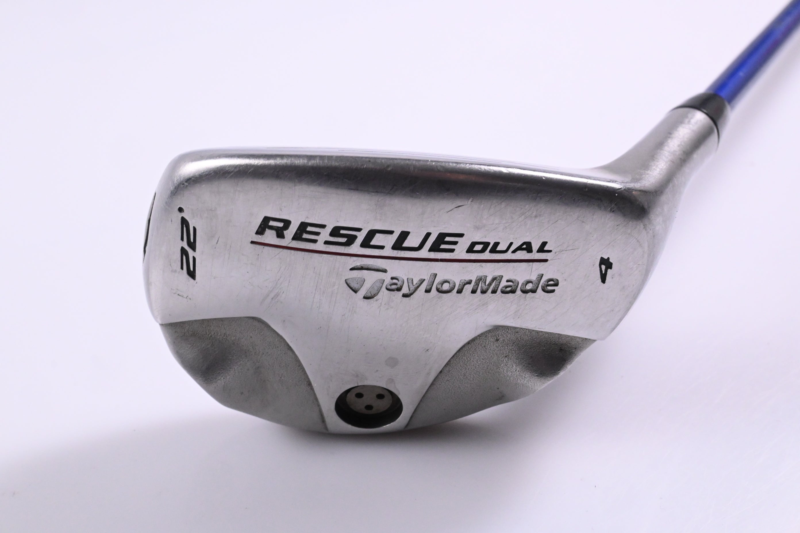 Taylormade Rescue Dual #4 Hybrid / 22 Degree / Stiff Flex Tour AD YS-6 Shaft