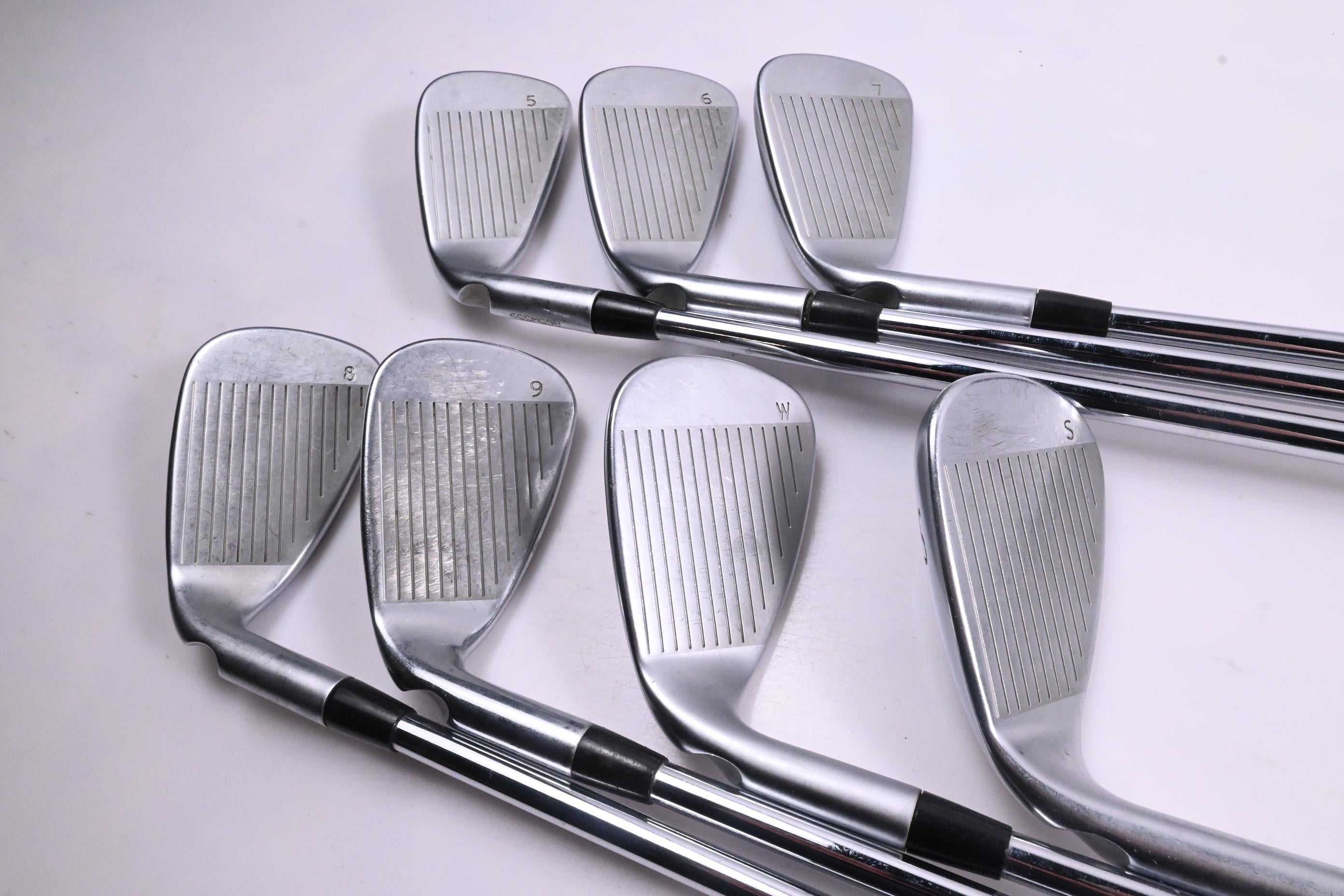 Ping G400 Irons / 5-PW+SW / Blue Dot / Regular Flex Ping AWT 2.0 Shafts