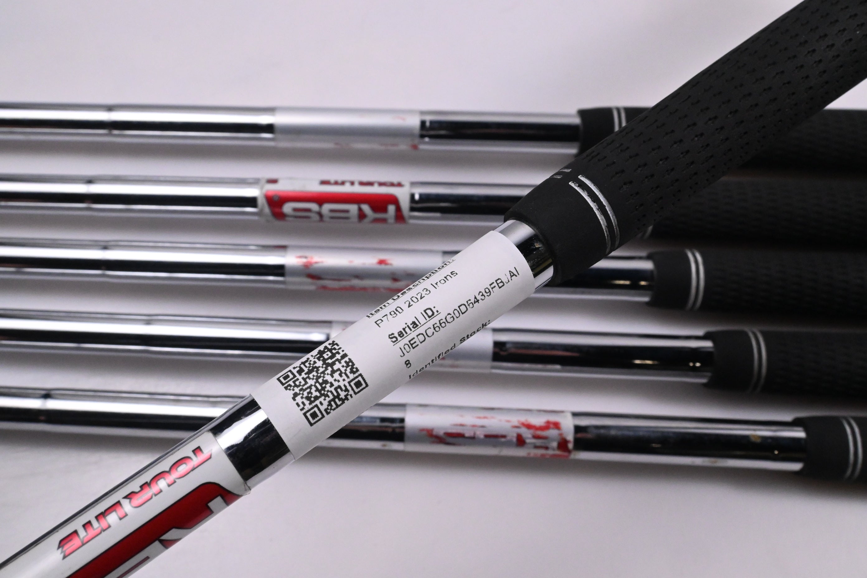 Taylormade P790 2023 Irons / 5-PW / Stiff Flex KBS Tour Lite Shafts
