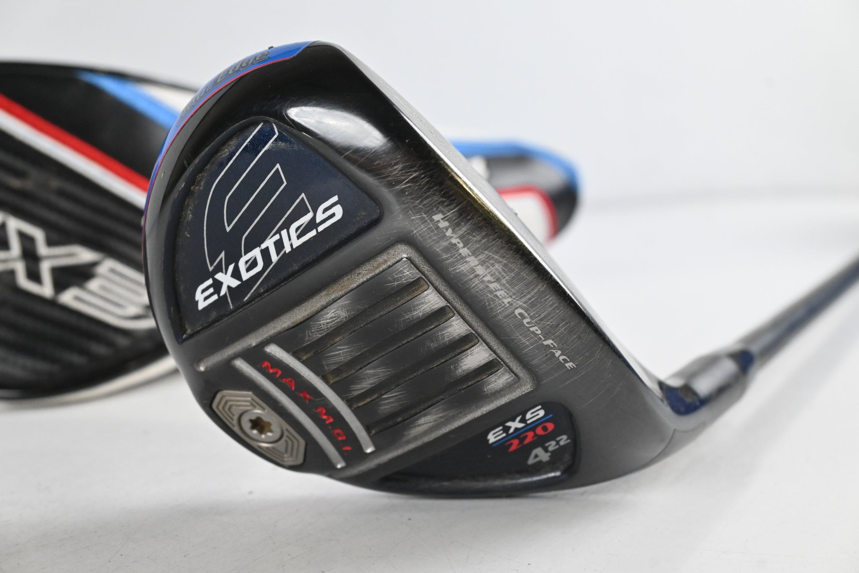 Tour Edge EXS 220 #4 Hybrid / 22 Degree / Regular Flex KBS TGI 70 Shaft