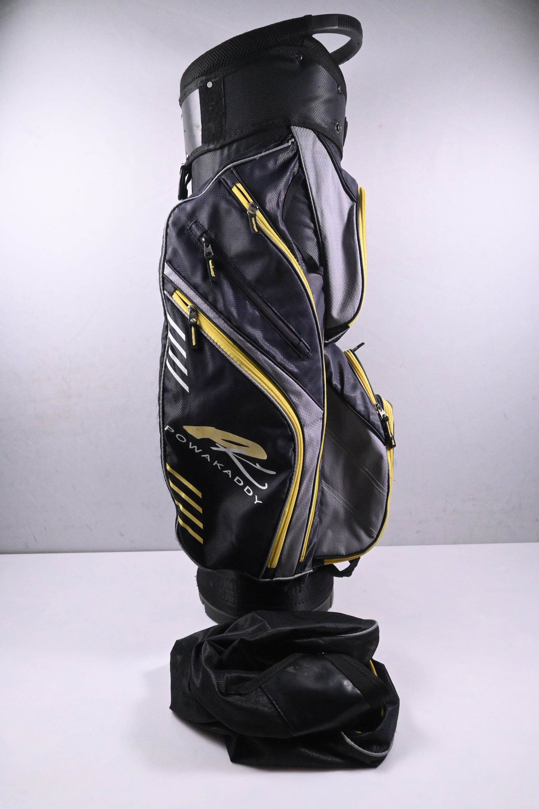 Powakaddy Deluxe Edition Cart Bag / 14-Way Divider / Black, Grey