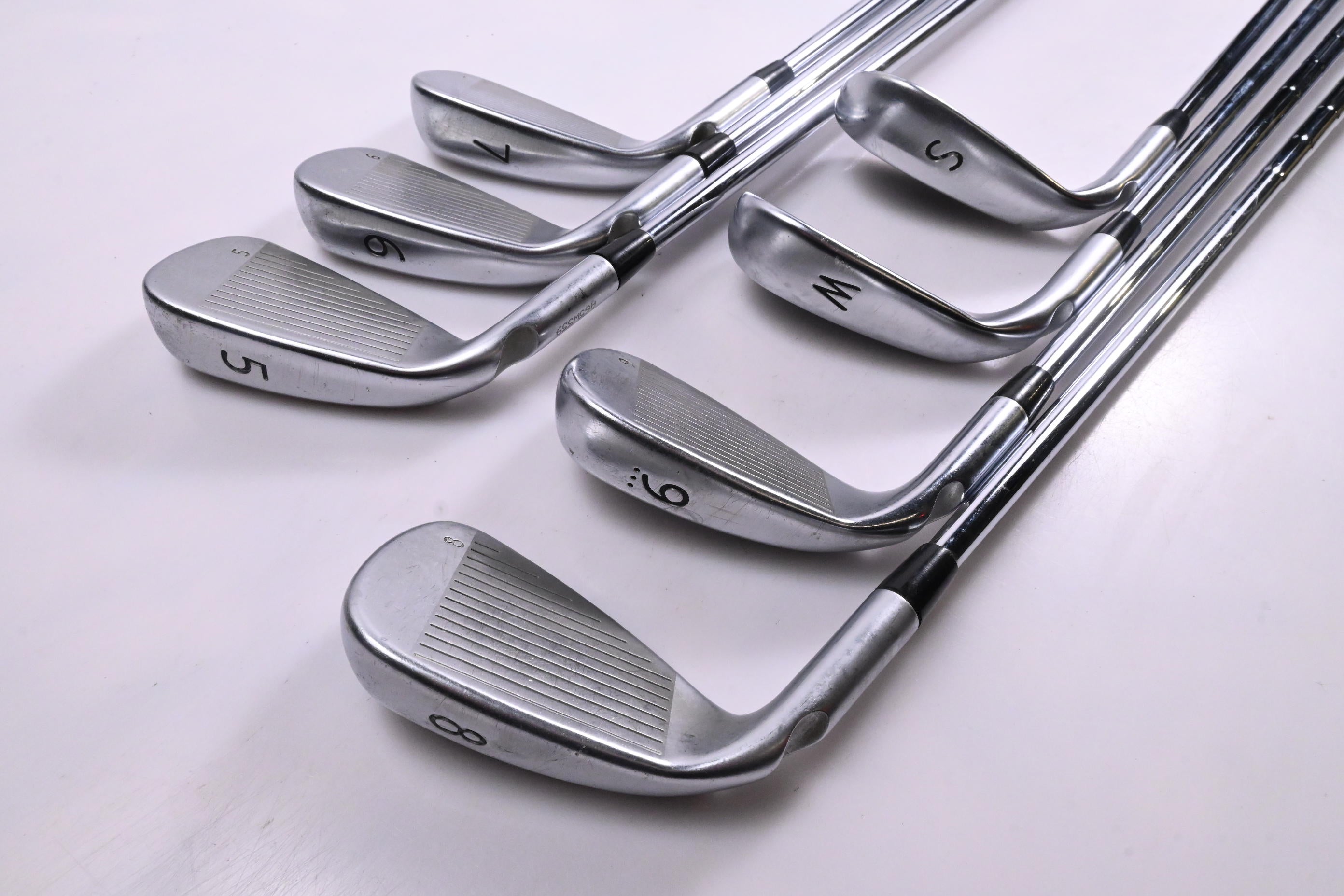 Ping G400 Irons / 5-PW+SW / Blue Dot / Regular Flex Ping AWT 2.0 Shafts