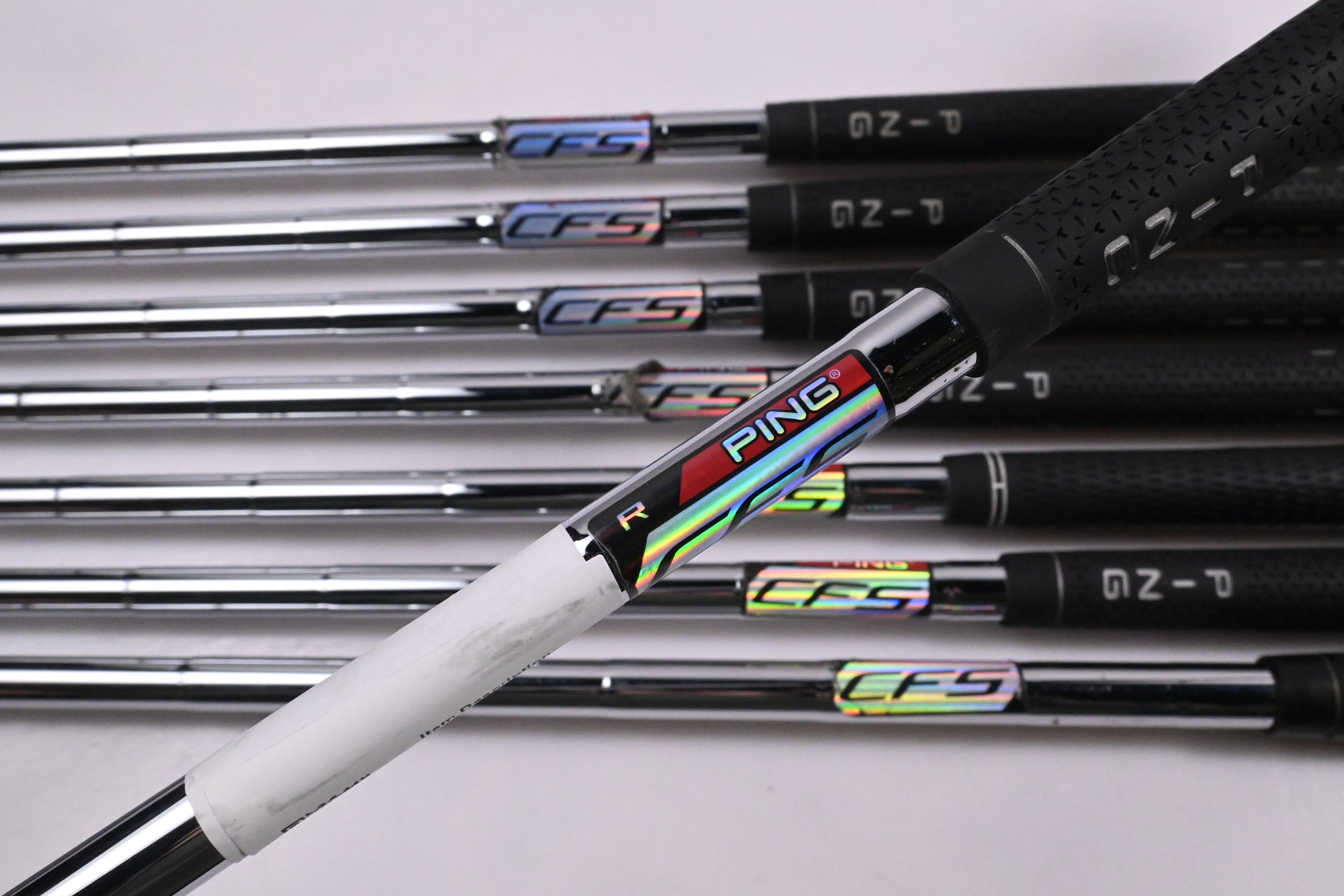 Ping G25 Irons / 4-PW+SW / Purple Dot / Regular Flex Ping CFS Steel Shafts