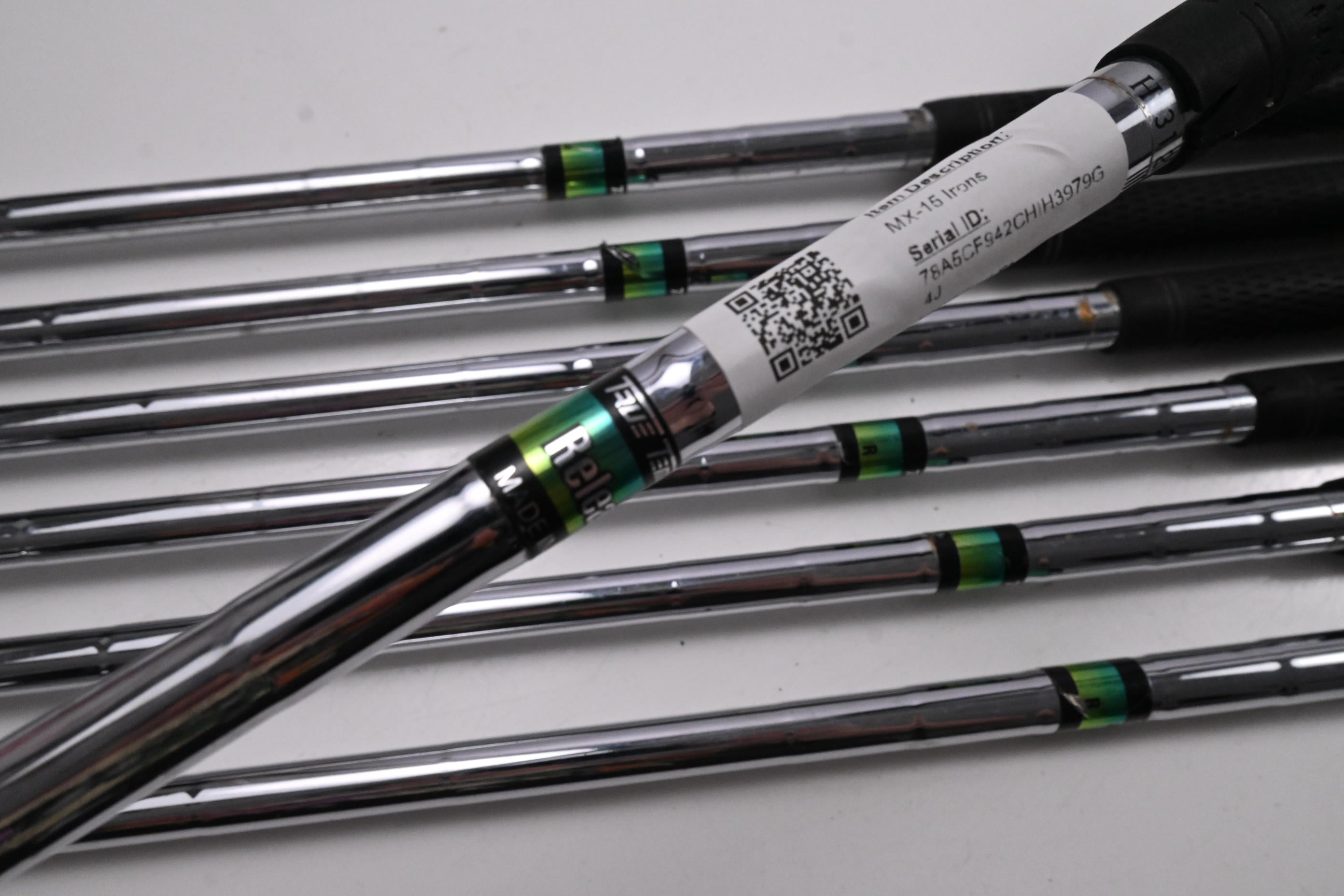 Mizuno MX-15 Irons / 3-PW / Regular Flex Release Shafts / No #8 Iron
