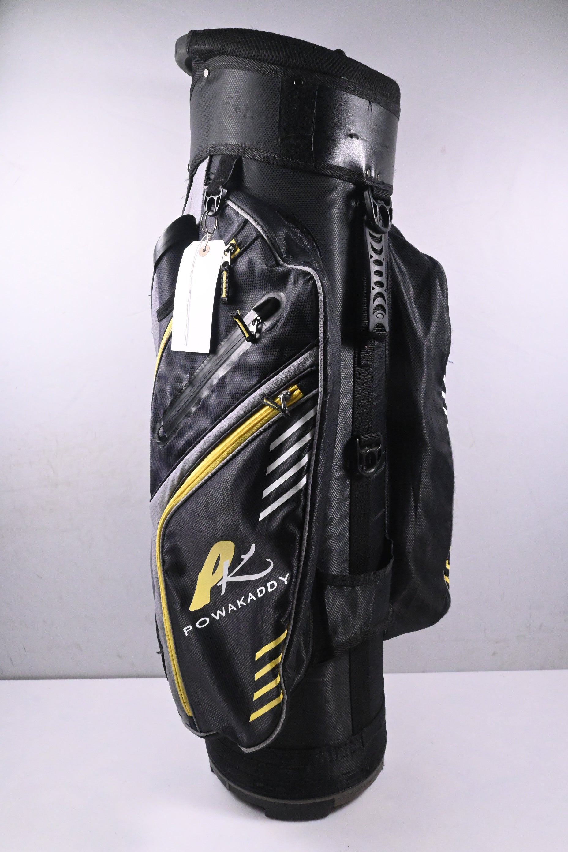 Powakaddy Deluxe Edition Cart Bag / 14-Way Divider / Black, Grey