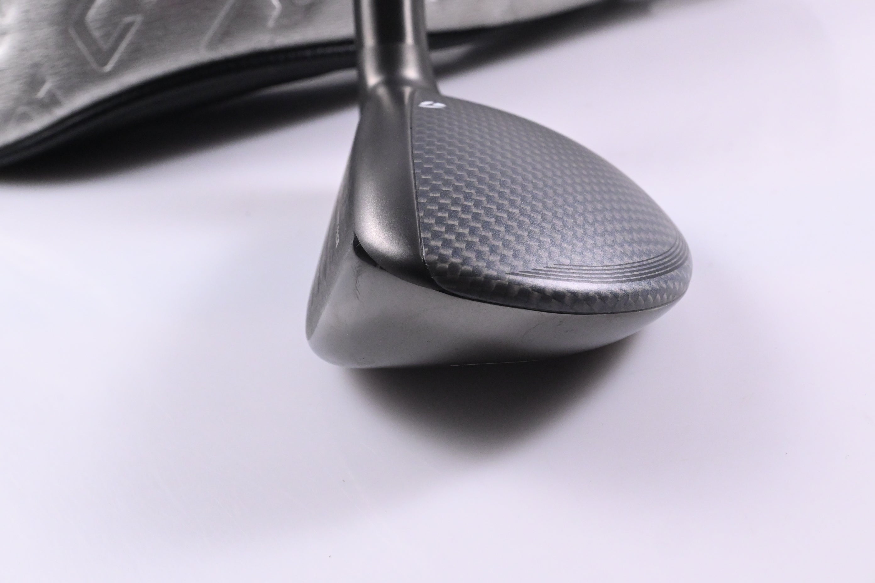 Left Hand Taylormade Qi35 #4 Hybrid / 22 Degree / Stiff Flex Tour AD HY-85 Shaft