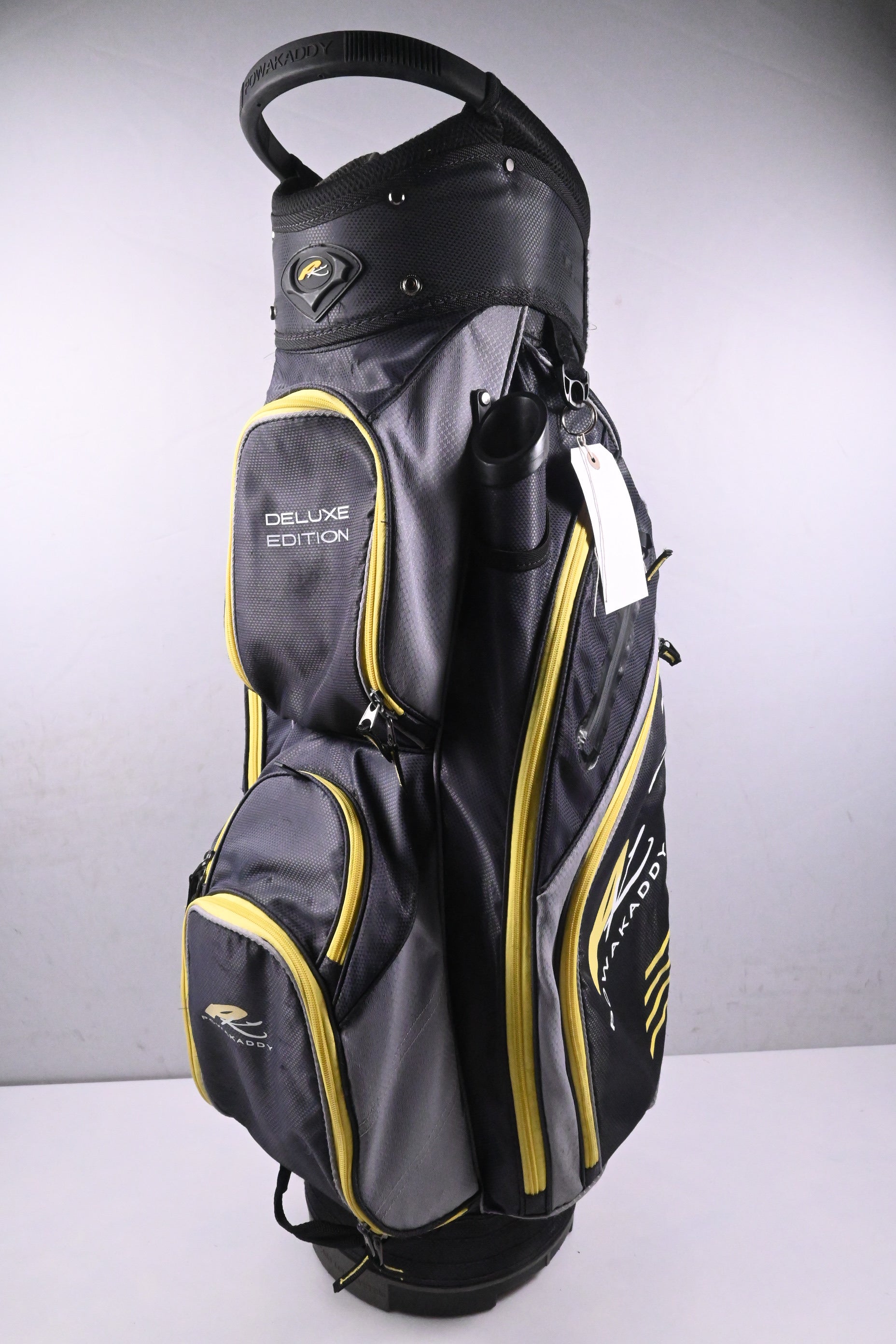Powakaddy Deluxe Edition Cart Bag / 14-Way Divider / Black, Grey