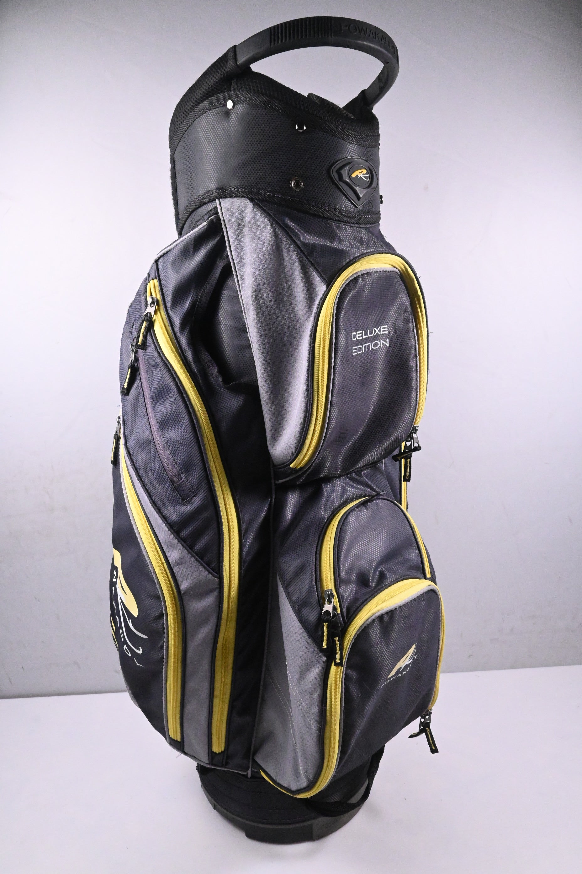 Powakaddy Deluxe Edition Cart Bag / 14-Way Divider / Black, Grey