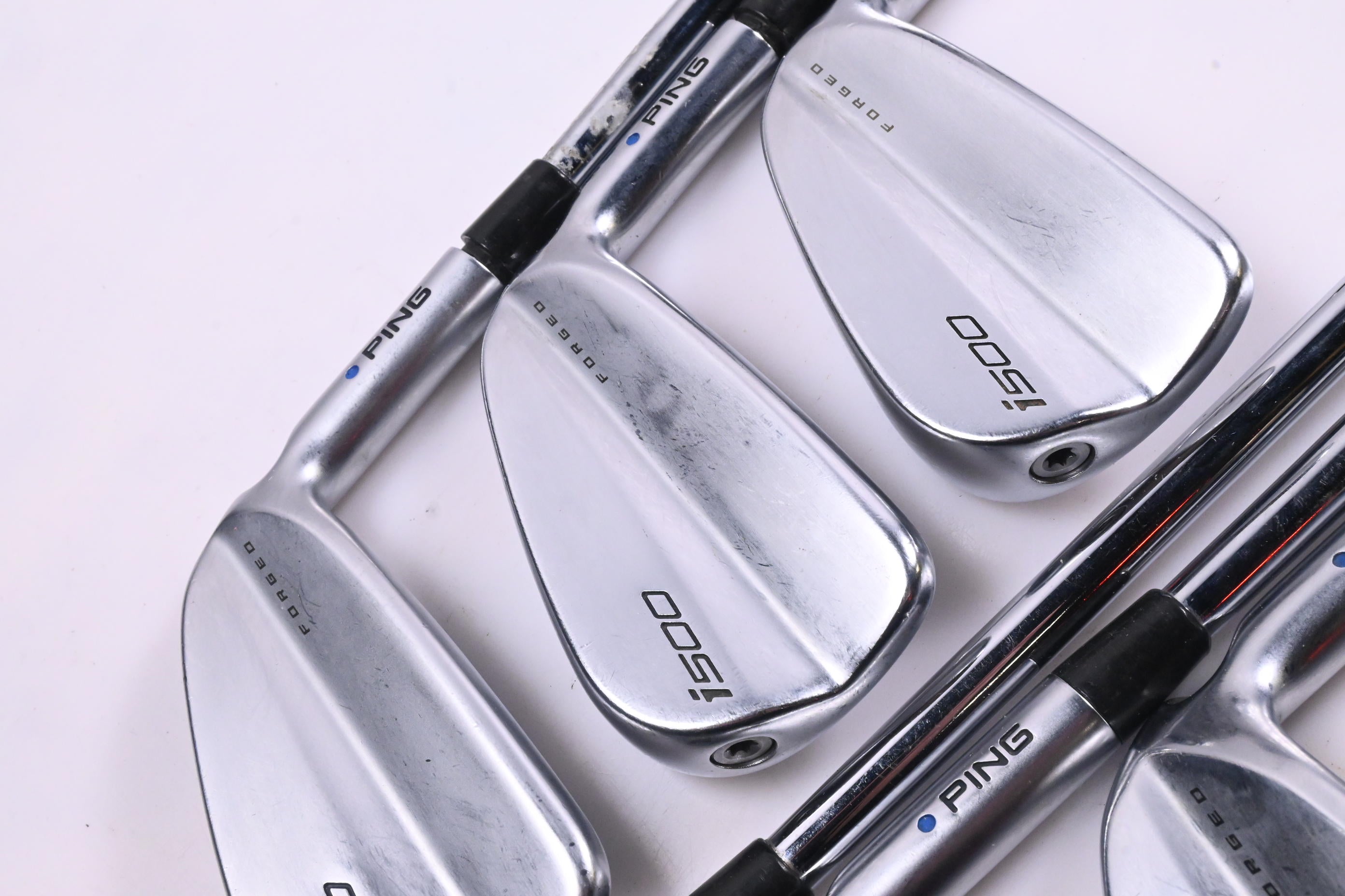 Ping i500 Irons / 4-PW / Blue Dot / Regular flex Project X LZ 115 Shafts