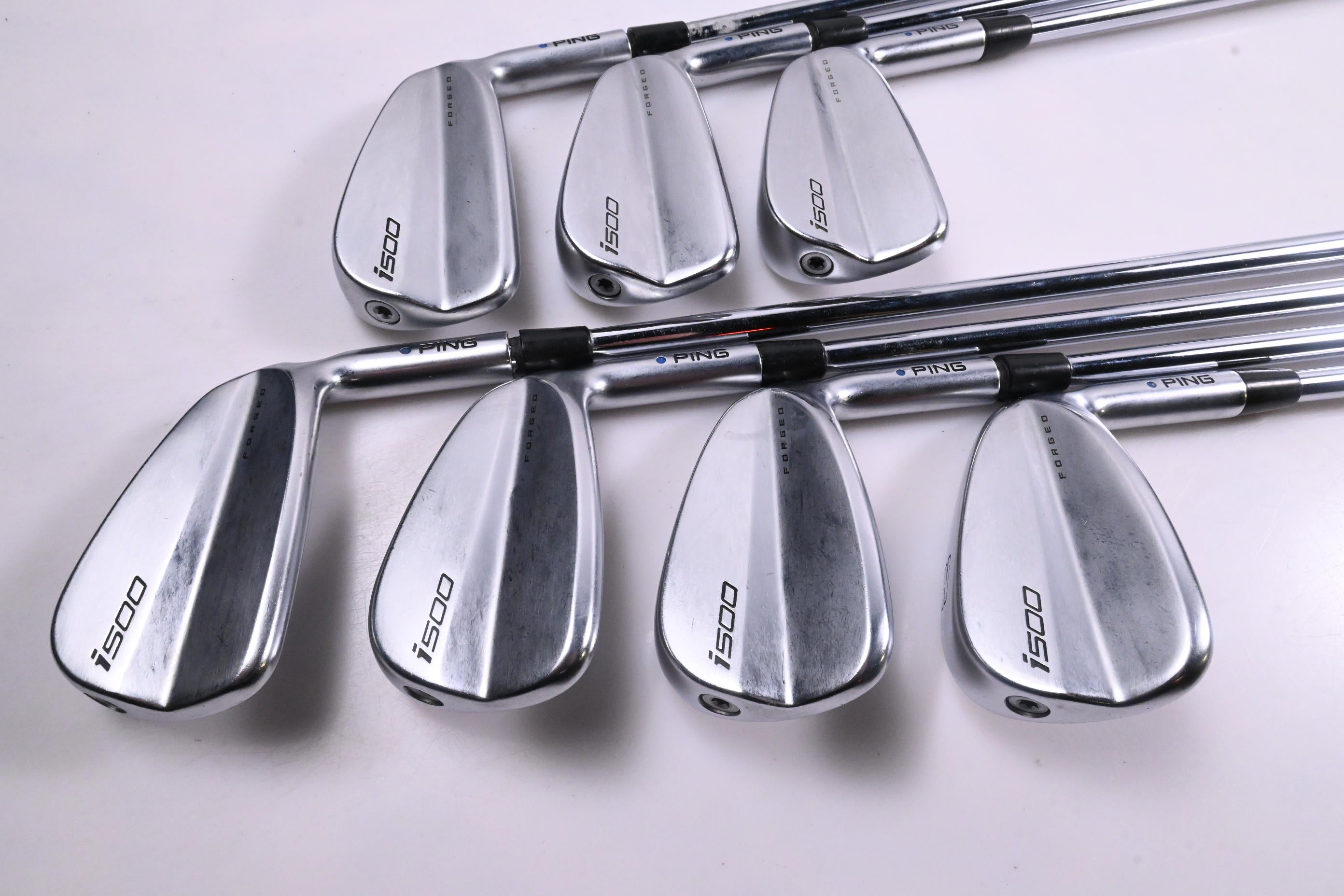 Ping i500 Irons / 4-PW / Blue Dot / Regular flex Project X LZ 115 Shafts