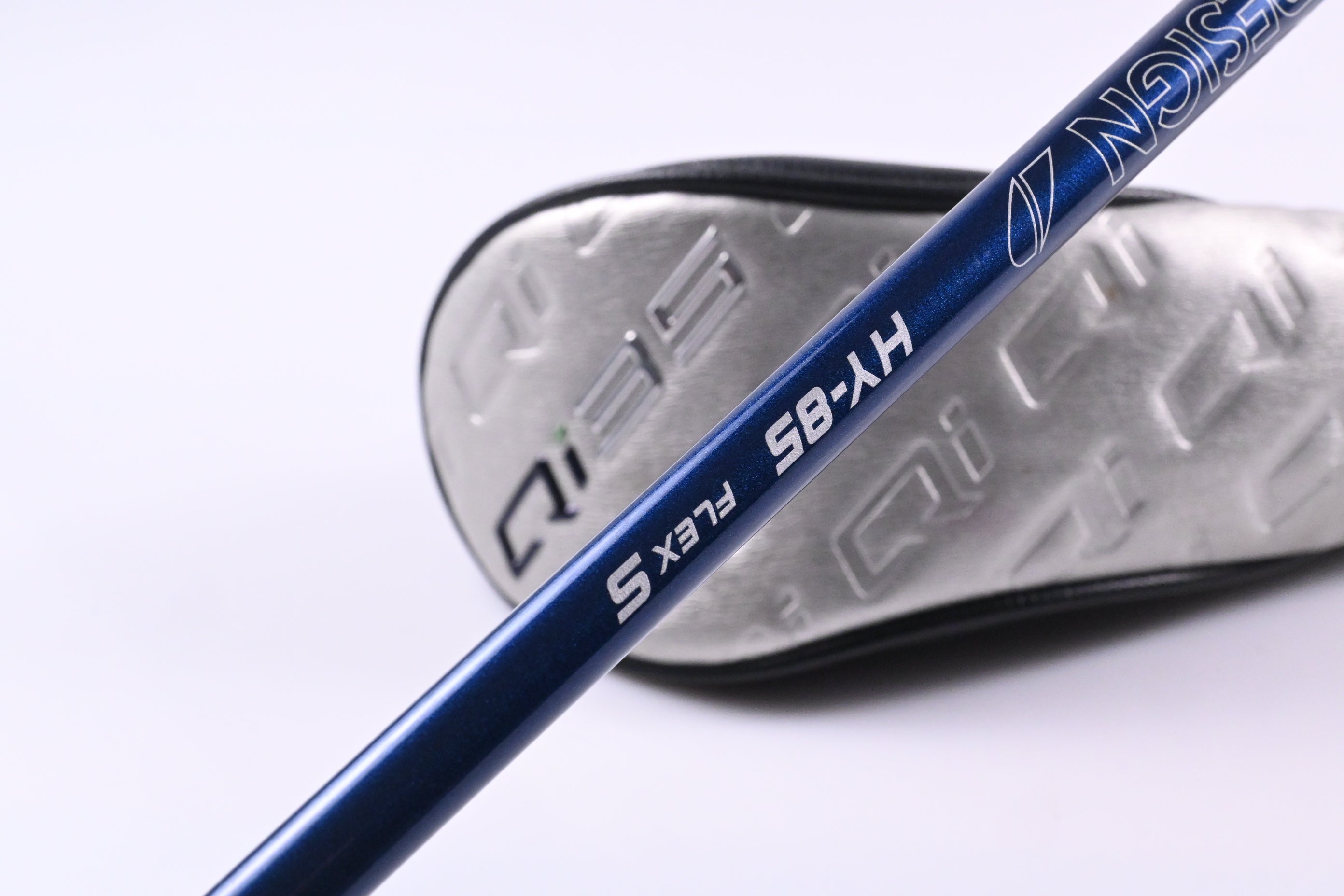Left Hand Taylormade Qi35 #4 Hybrid / 22 Degree / Stiff Flex Tour AD HY-85 Shaft