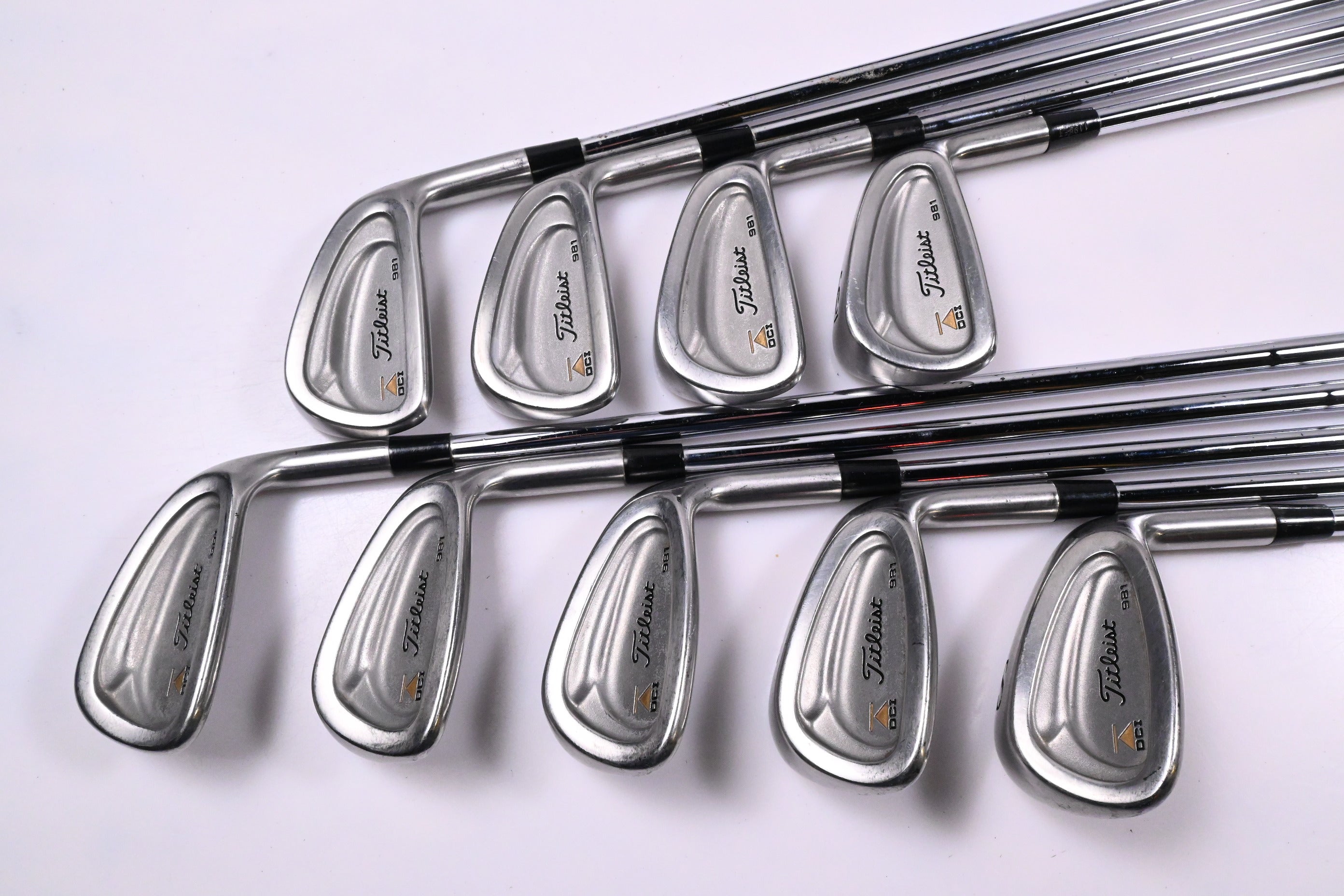Titleist DCI 981 Irons / 3-PW+SW / Regular Flex Titleist Tri-Spec Shafts