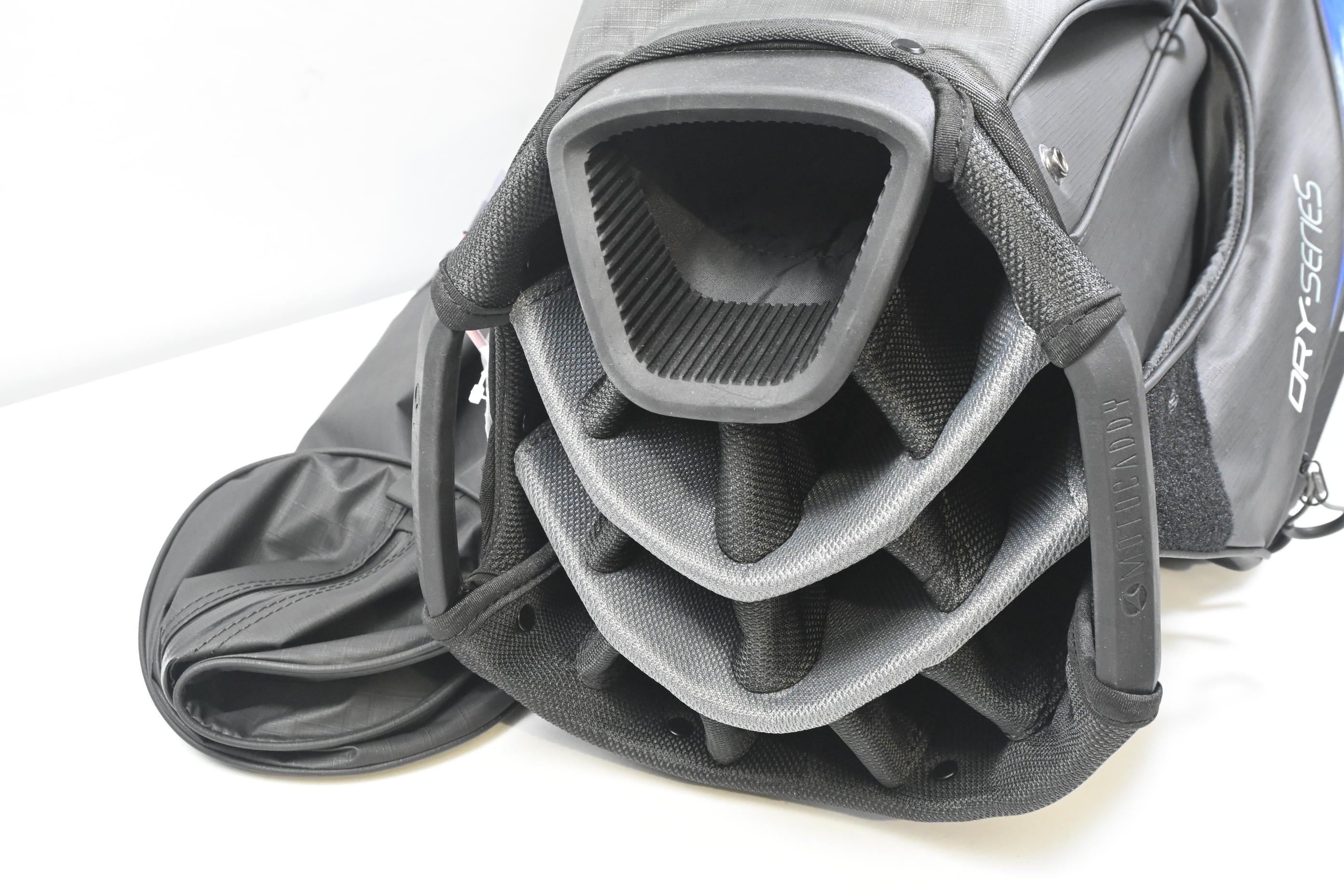 Motocaddy Dry Series Cart Bag / 14-Way Divider / Black, Grey & Blue