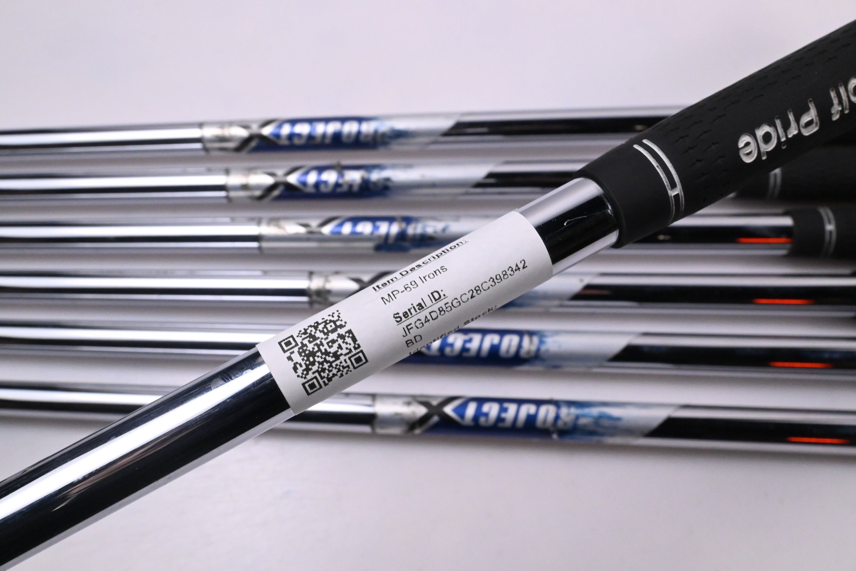 Mizuno MP-69 Irons / 3-9i / Stiff Flex Project X Shafts