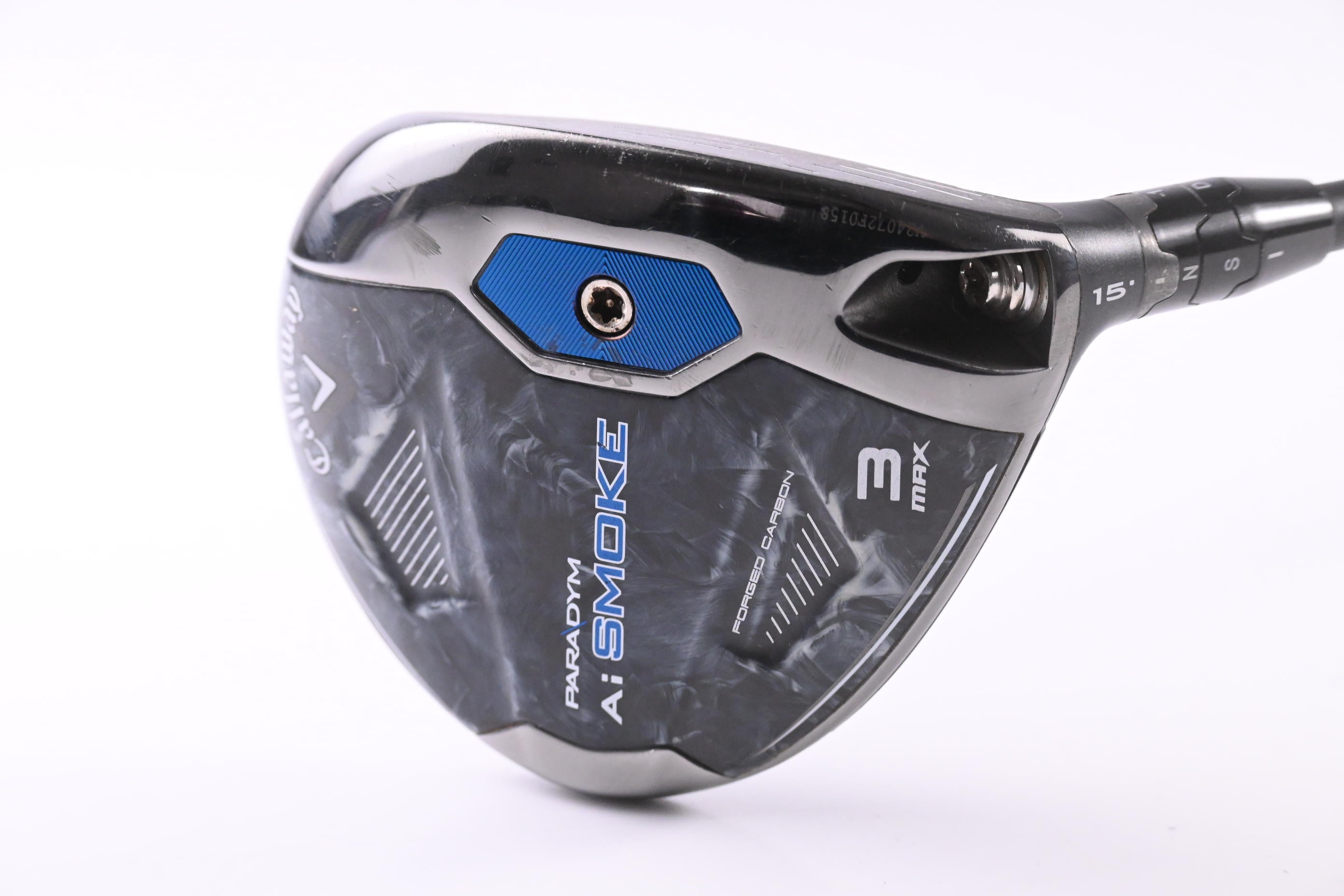 Callaway Paradym Ai Smoke Max #3 Wood / 15 Degree / Regular Flex Cypher 2.0 50