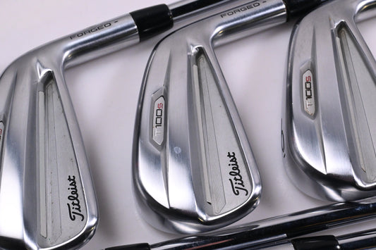 Titleist T100.S 2021 Irons / 4-PW / Regular Flex AMT Black R300 Shafts