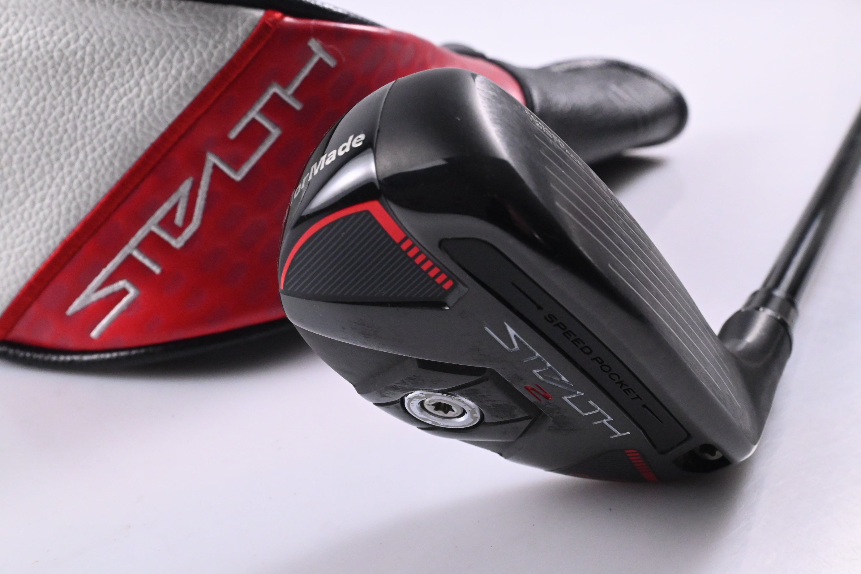 Taylormade Stealth 2 #2 Hybrid / 17 Degree / Stiff Flex Kai`li Red 85 Shaft
