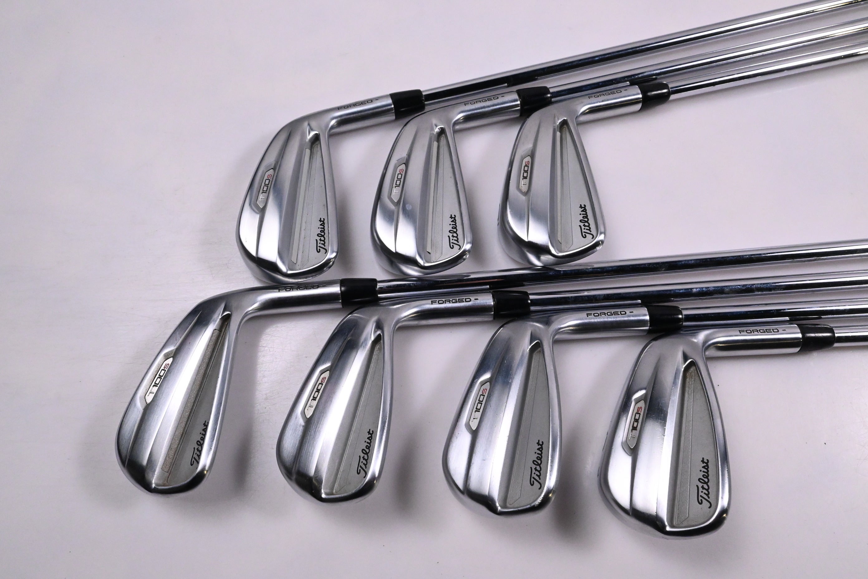 Titleist T100.S 2021 Irons / 4-PW / Regular Flex AMT Black R300 Shafts
