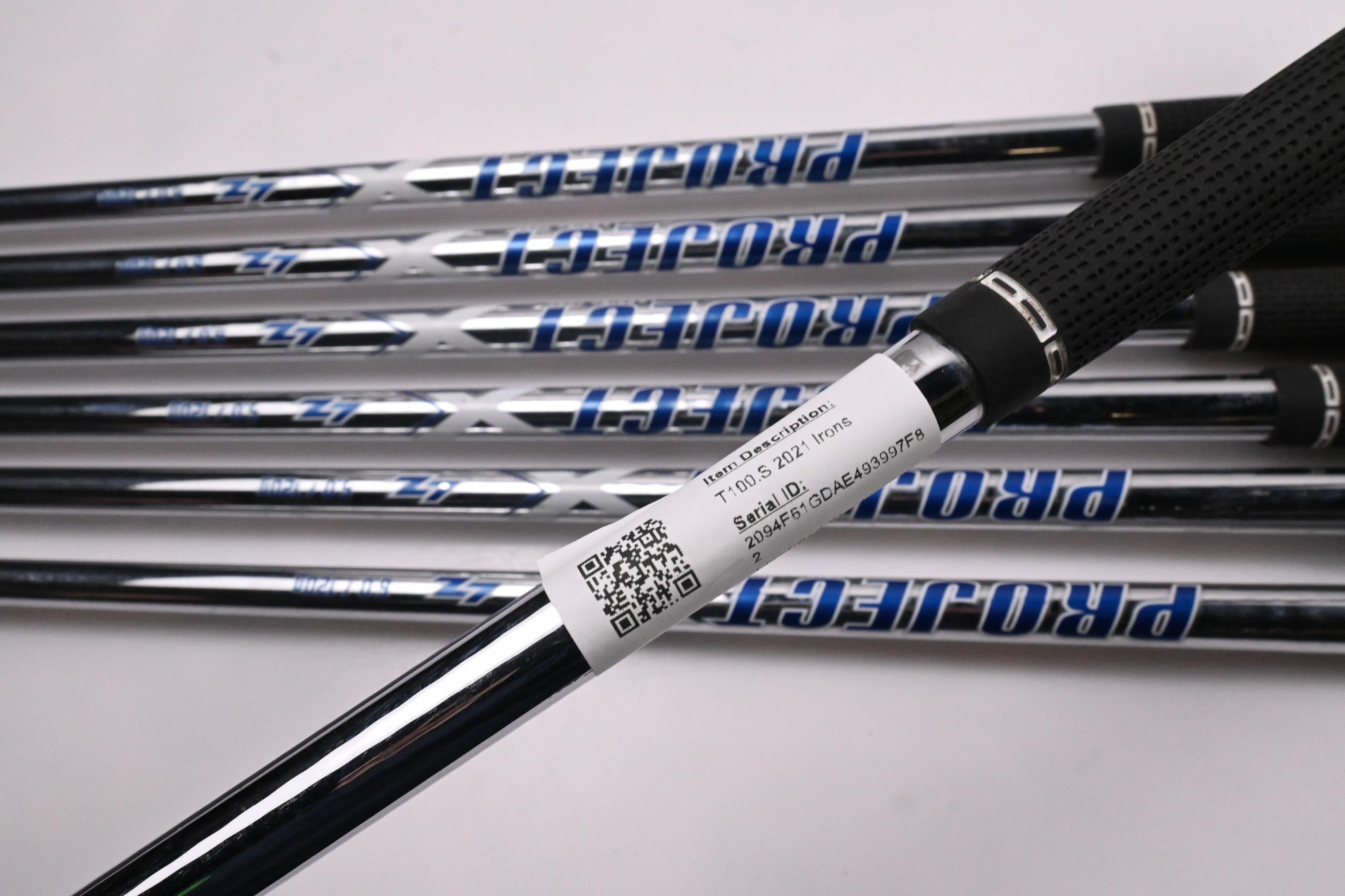 Titleist T100.S 2021 Irons / 4-PW / Stiff Flex Project X LZ 120 Shafts