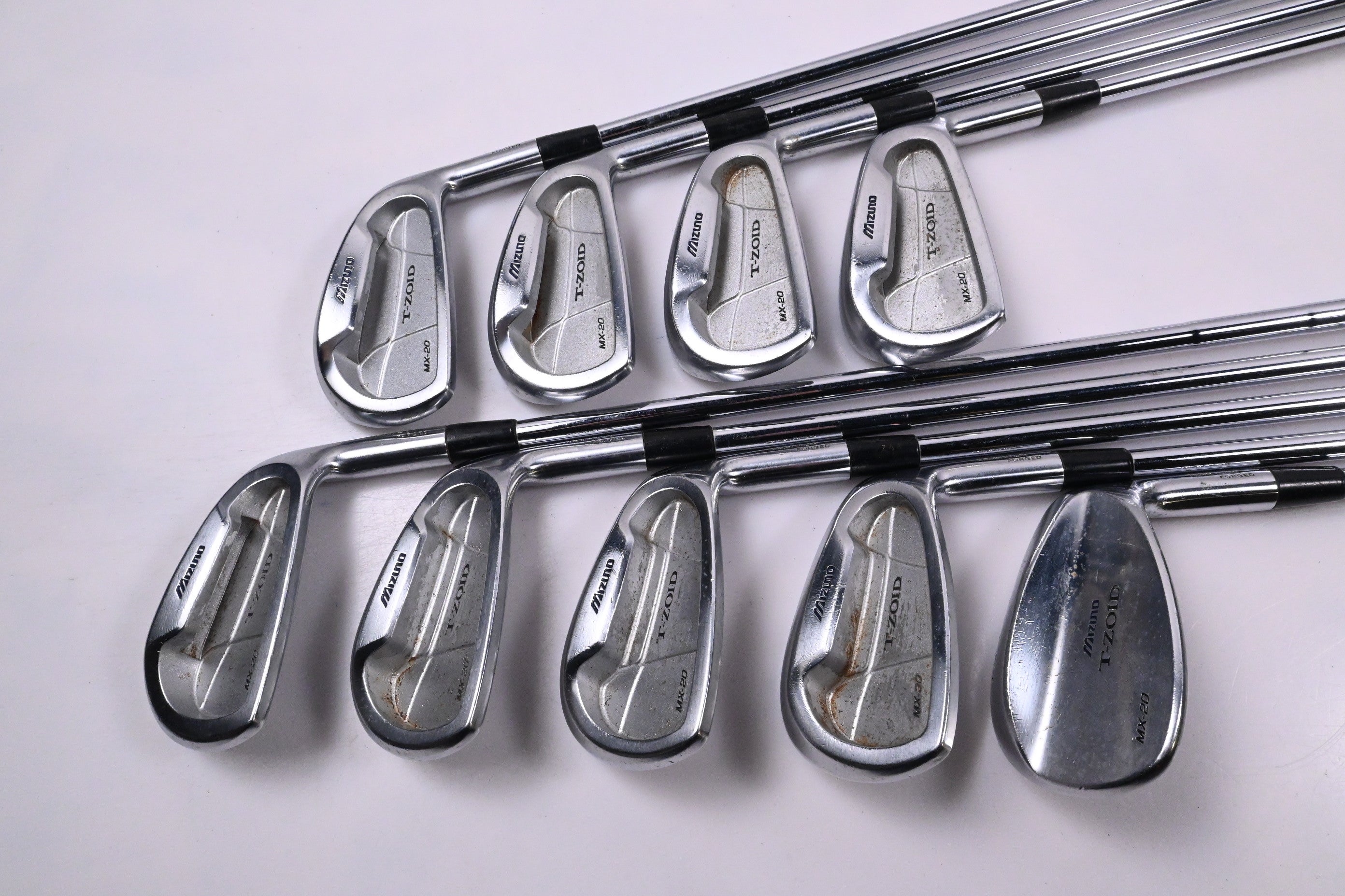 Mizuno MX-20 Irons / 3-PW+SW / Regular Flex Dynamic Gold Lite R300 Shafts