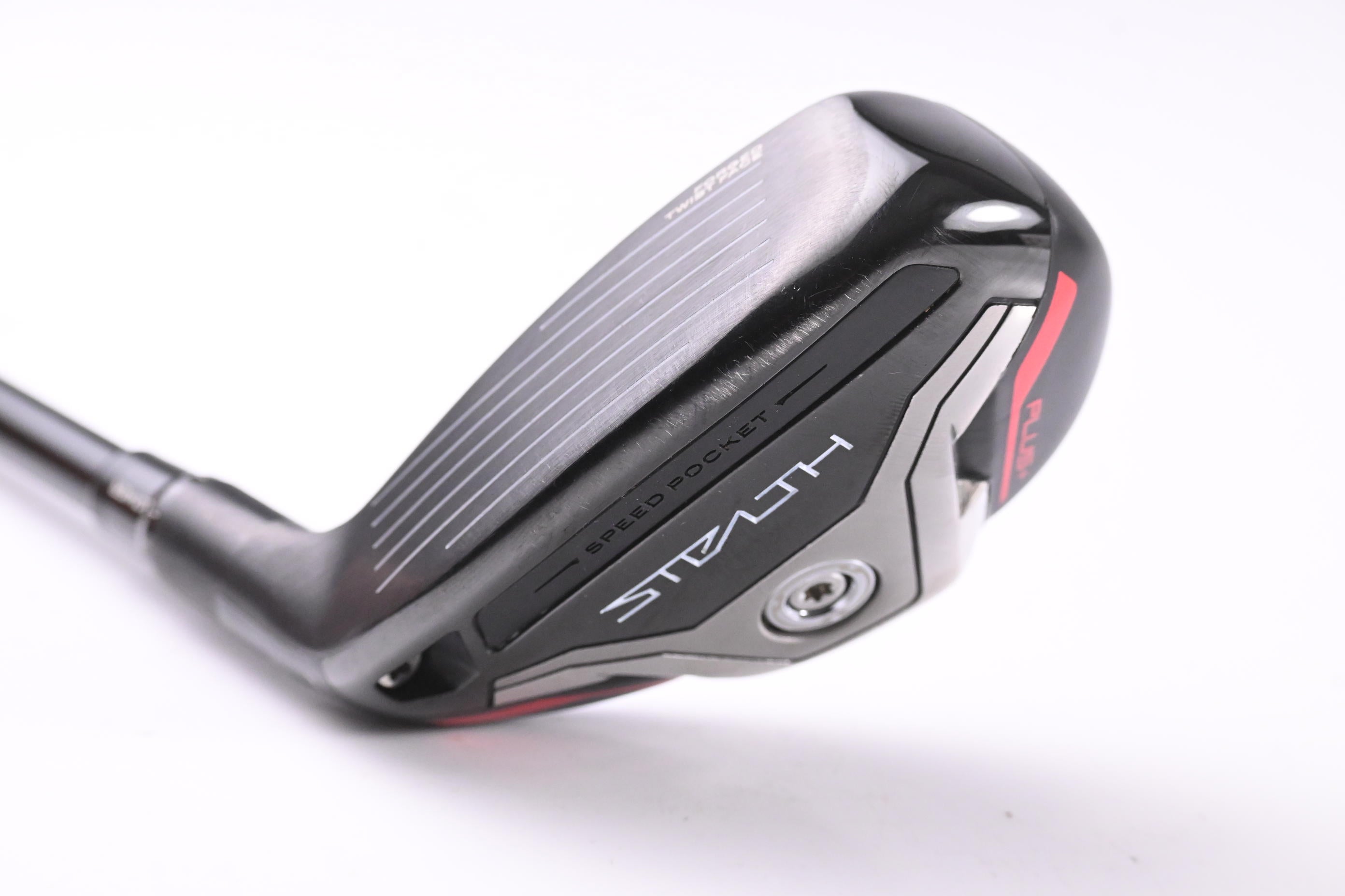 Left Hand Taylormade Stealth Plus #3 Hybrid / 19.5 Degree / Stiff Flex HZRDUS
