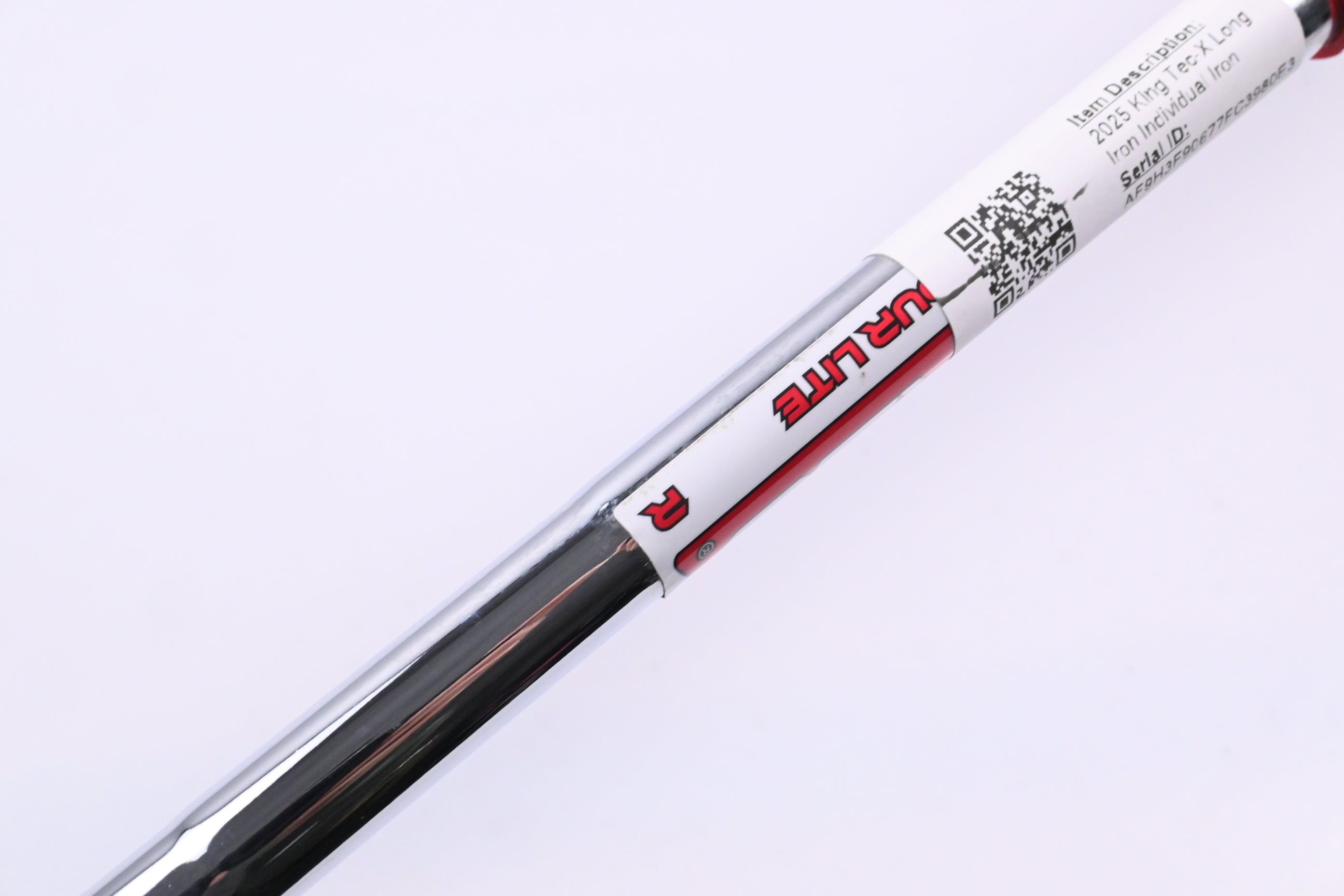 Cobra 2025 King Tec-X #4 Iron / 19 Degree / Regular Flex KBS Tour Lite Shaft