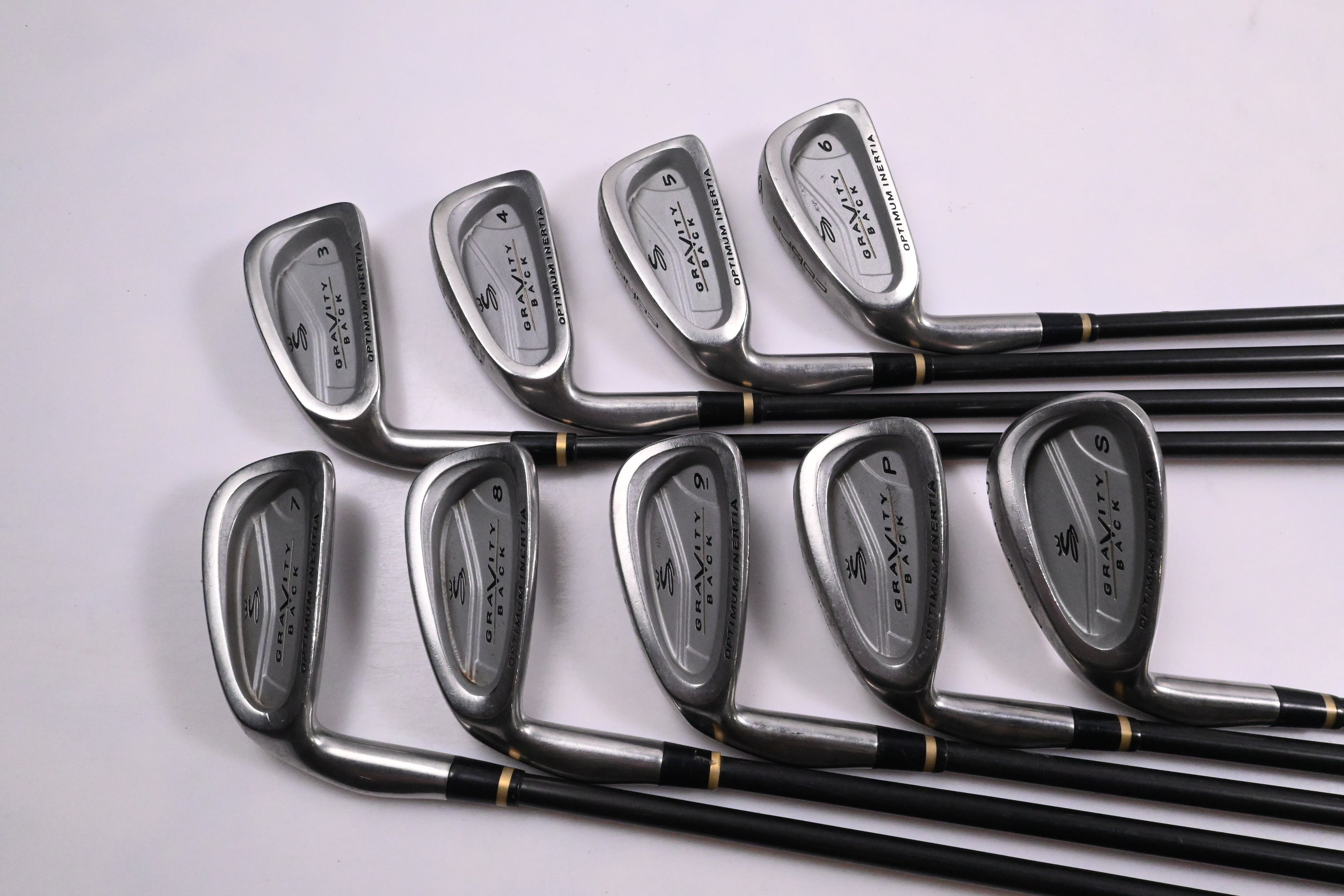 Left Hand King Cobra Gravity Back Irons / 3-PW+SW / Regular Flex Cobra Shafts