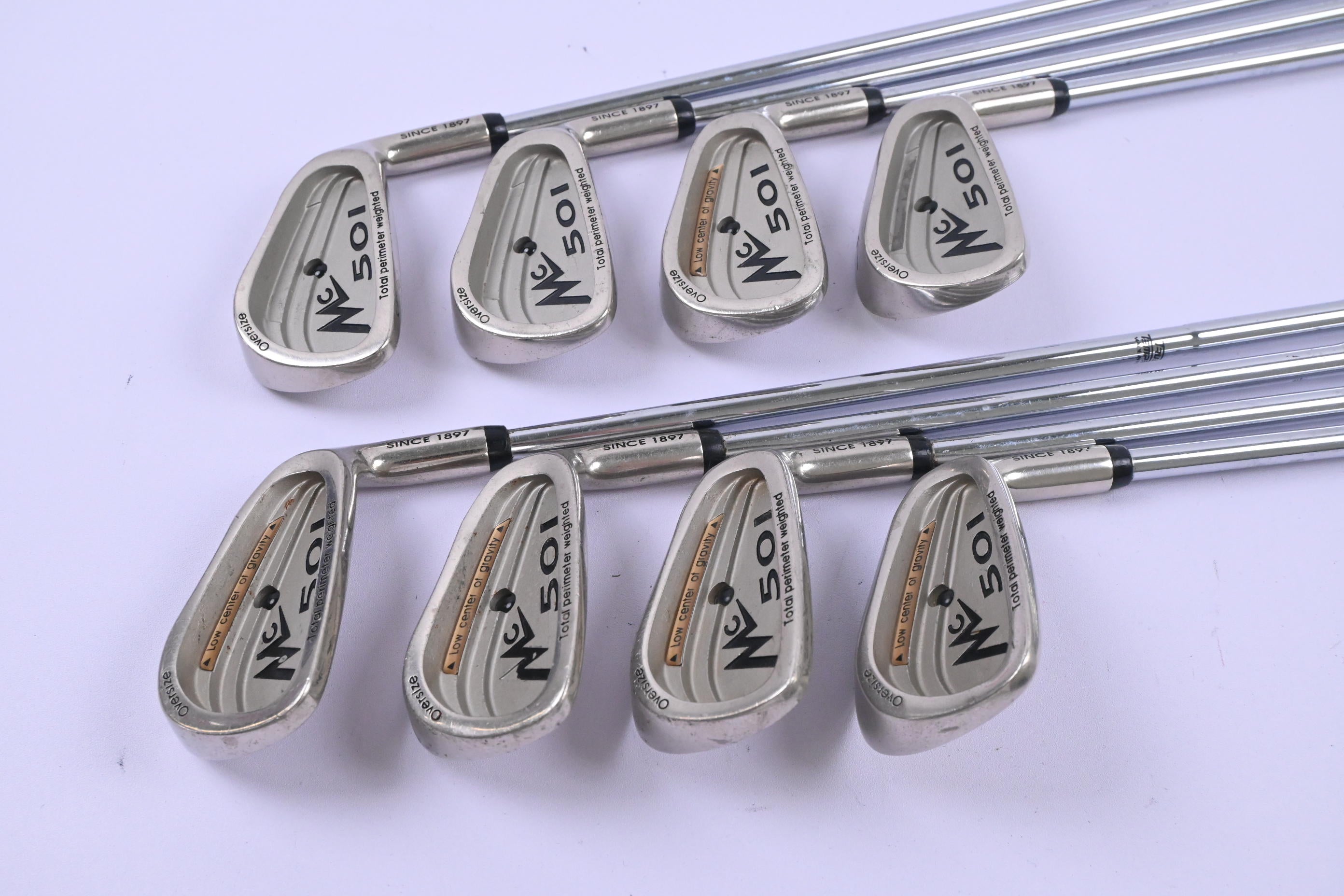 MacGregor MC-501 Irons / 4-PW+SW / Regular Flex MacGregor Velocitized Shafts