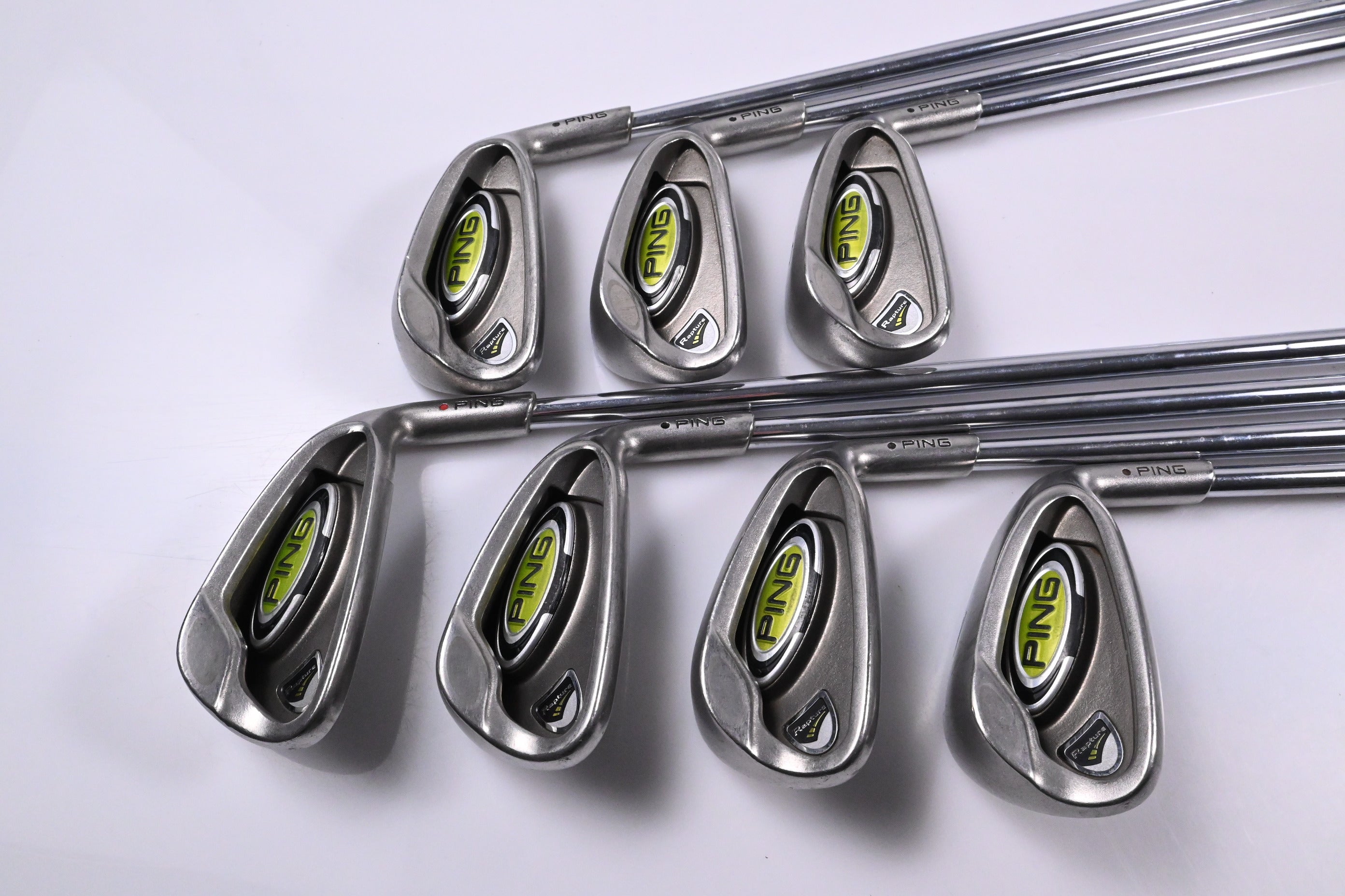 Ping Rapture Irons / 4-PW / Black Dot / Stiff Flex Steel Shafts