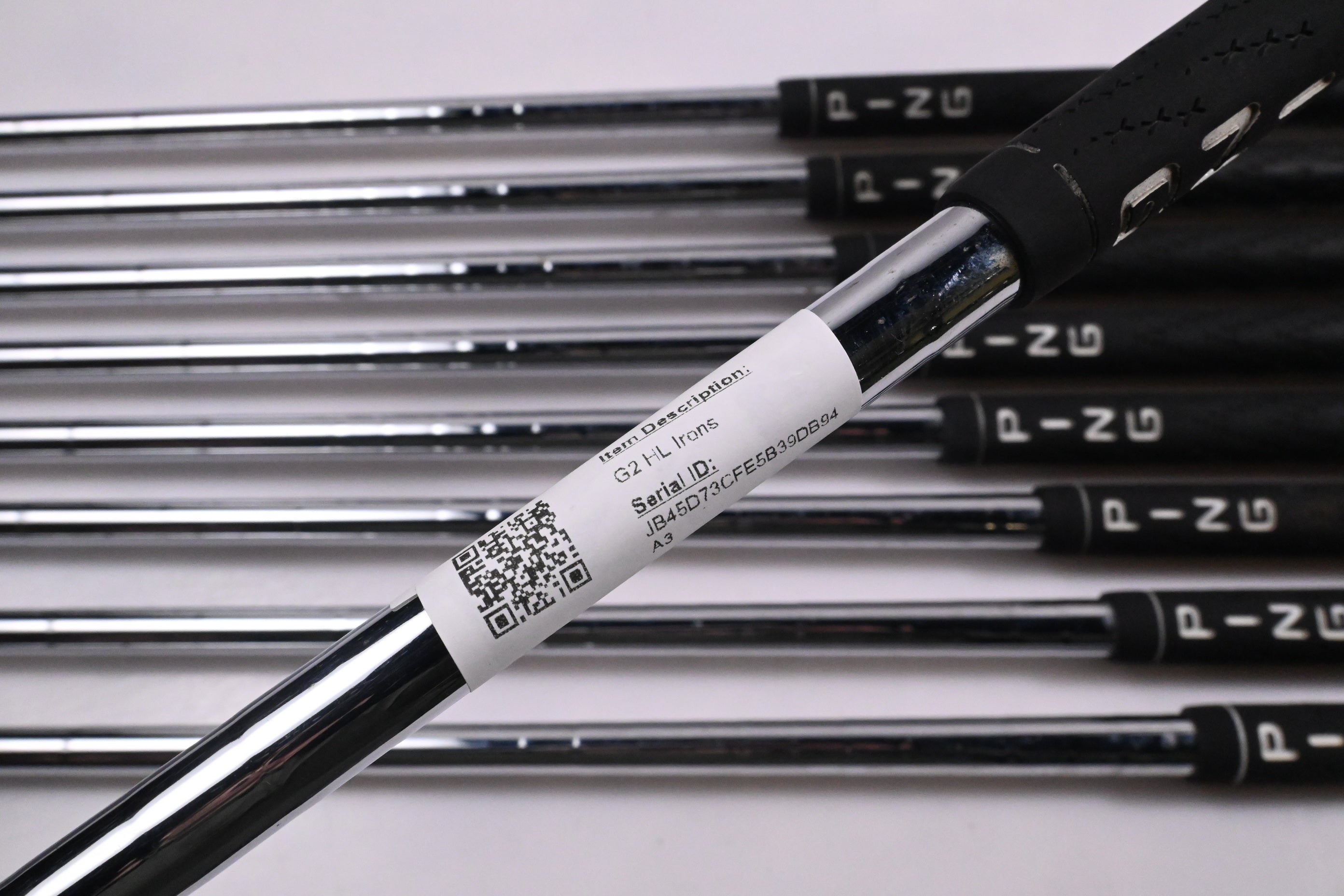 Ping G2 HL Irons / 3-PW+SW / Blue Dot / Regular Flex Steel Shafts