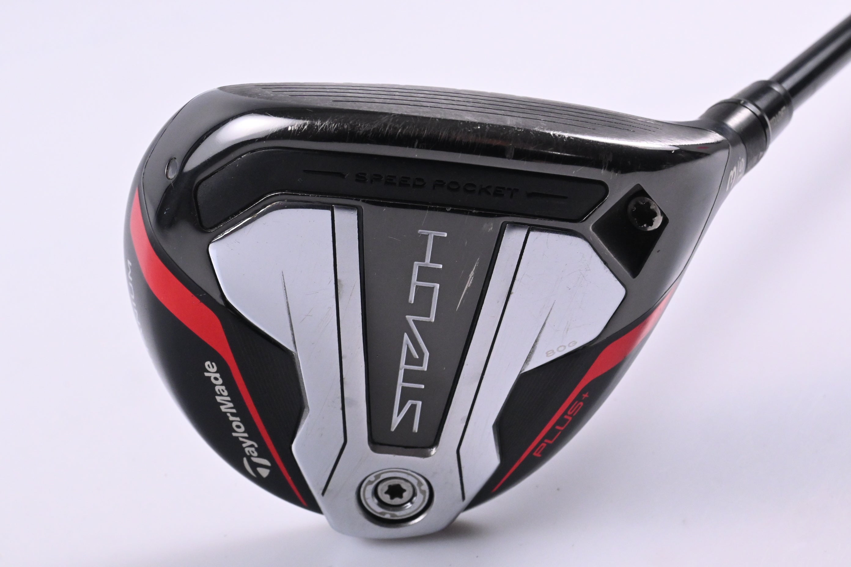 Taylormade Stealth Plus #3 Wood / 15 Degree / Stiff Flex HZRDUS Smoke Red RDX 75