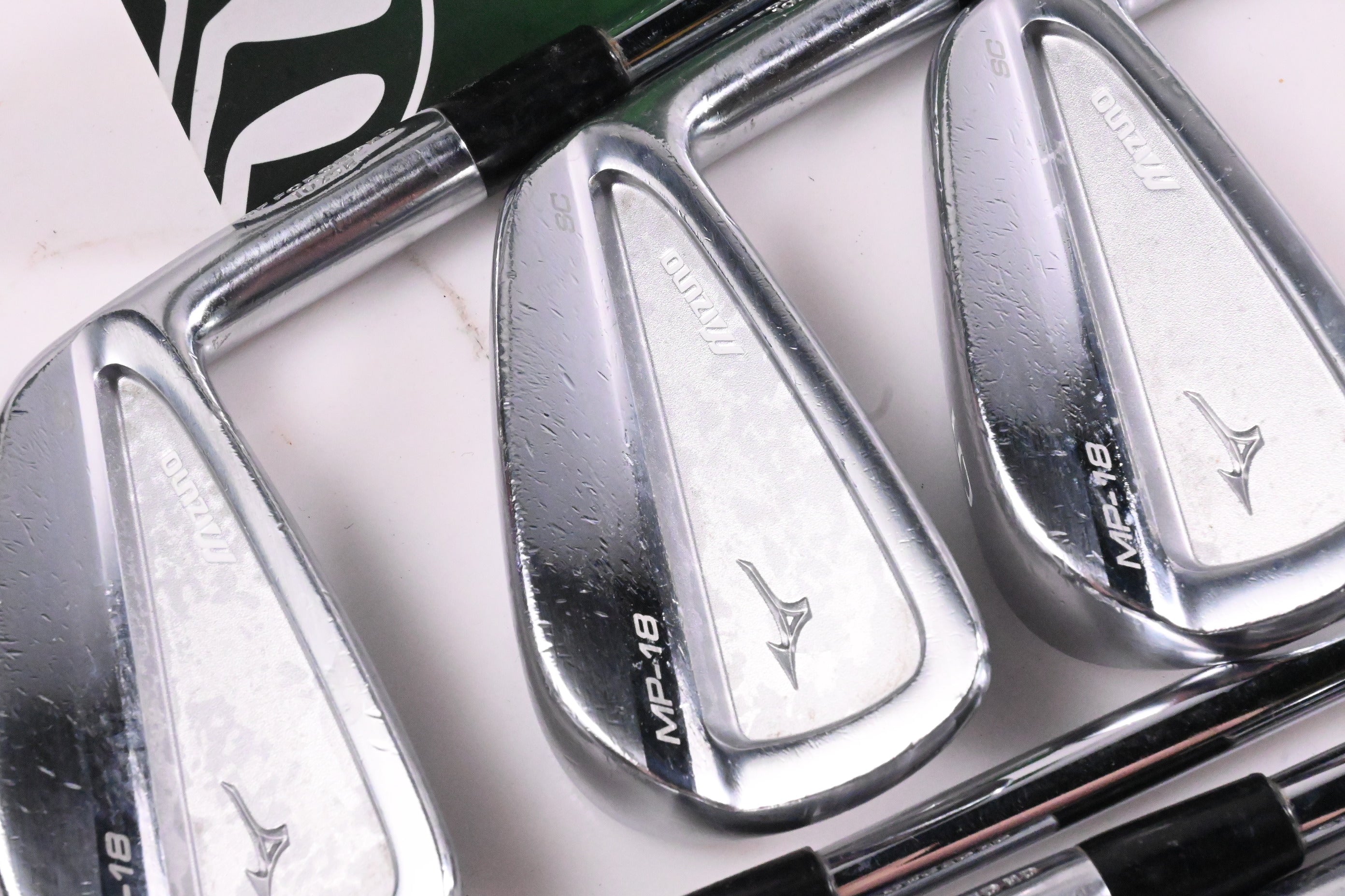 Mizuno MP-18 SC Irons / 3-9i / Stiff Flex Project X Shafts