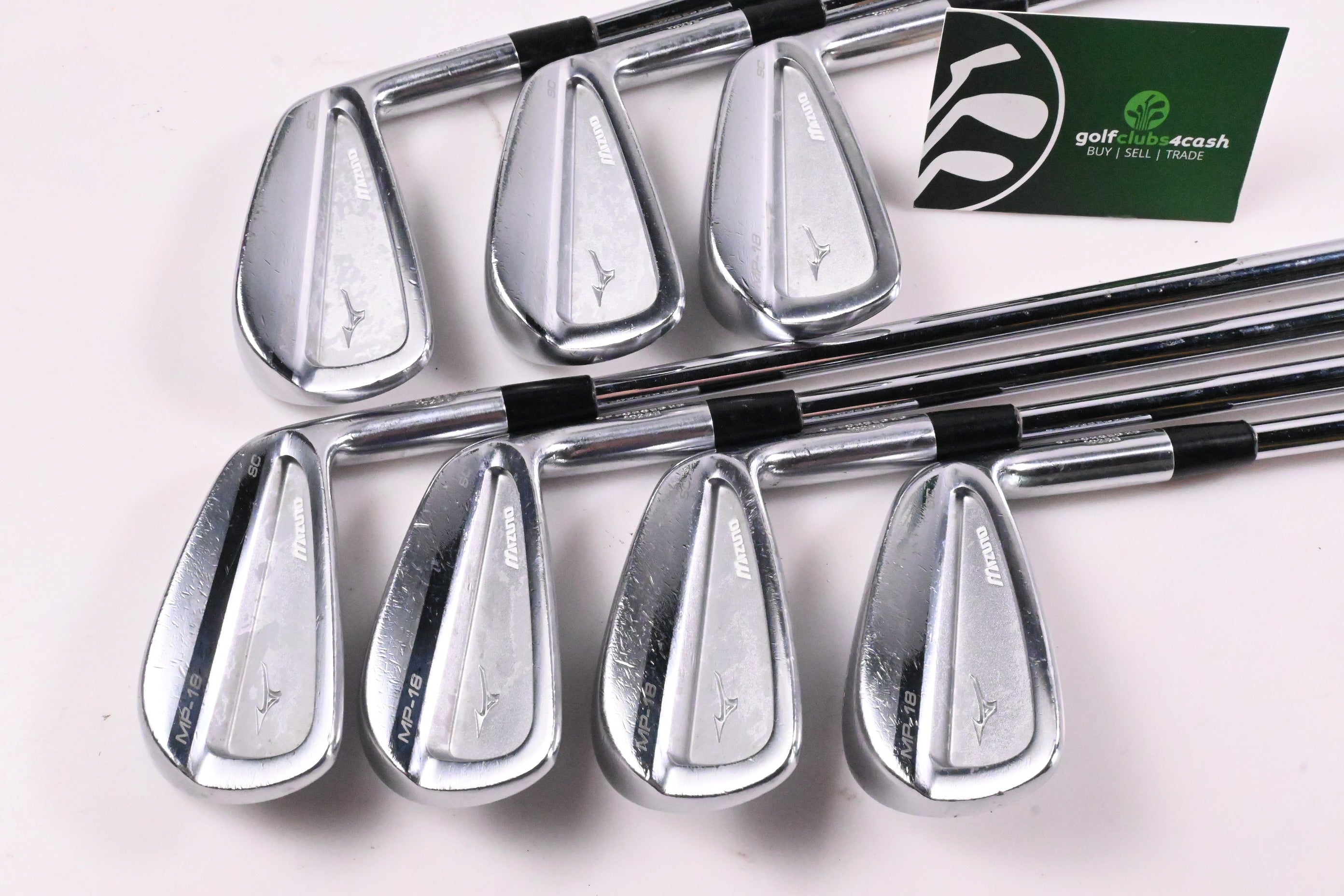 Mizuno MP-18 SC Irons / 3-9i / Stiff Flex Project X Shafts
