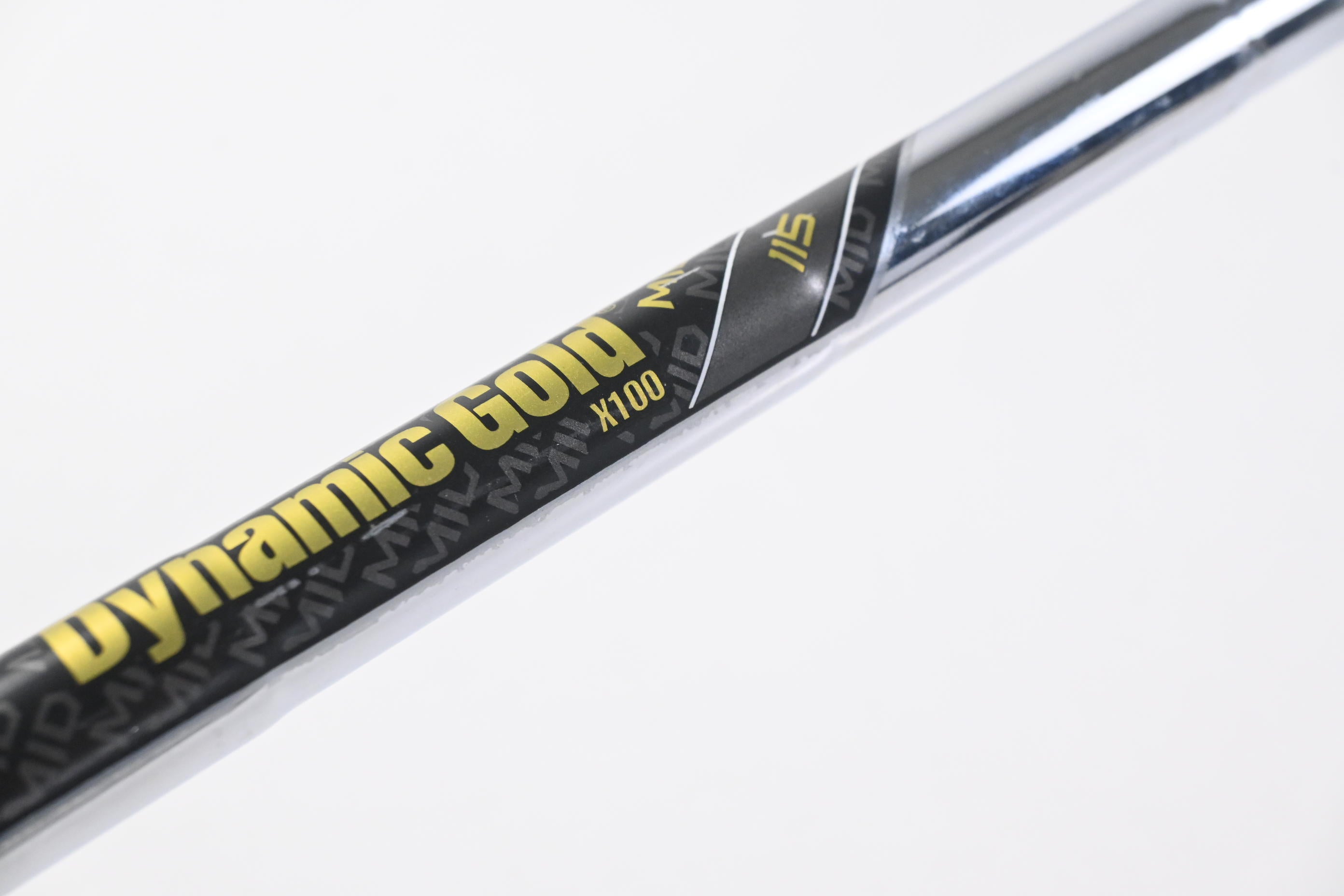 Dynamic Gold Mid 115 X100 #2 Iron Shaft / X-Flex / .370" Tip