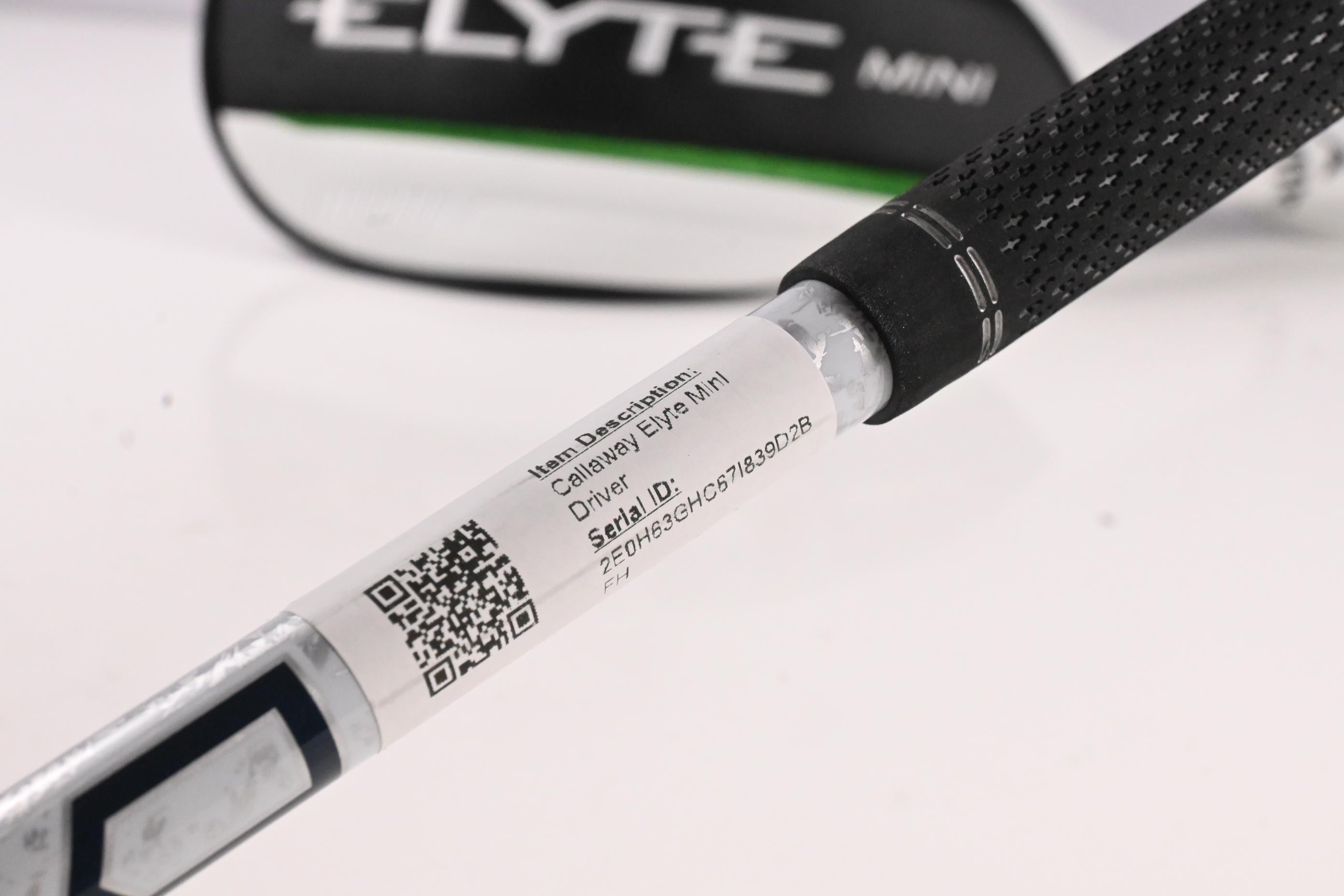 Callaway Elyte Mini Driver / 11.5 Degree / Stiff Flex Denali Charcoal 60 Shaft