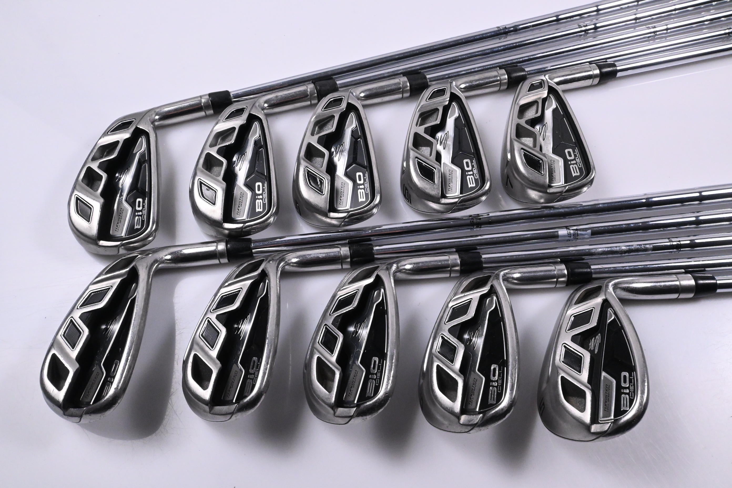 Cobra Bio Cell Irons / 3-PW+GW+SW / Stiff Flex Dynalite 85 Shaft