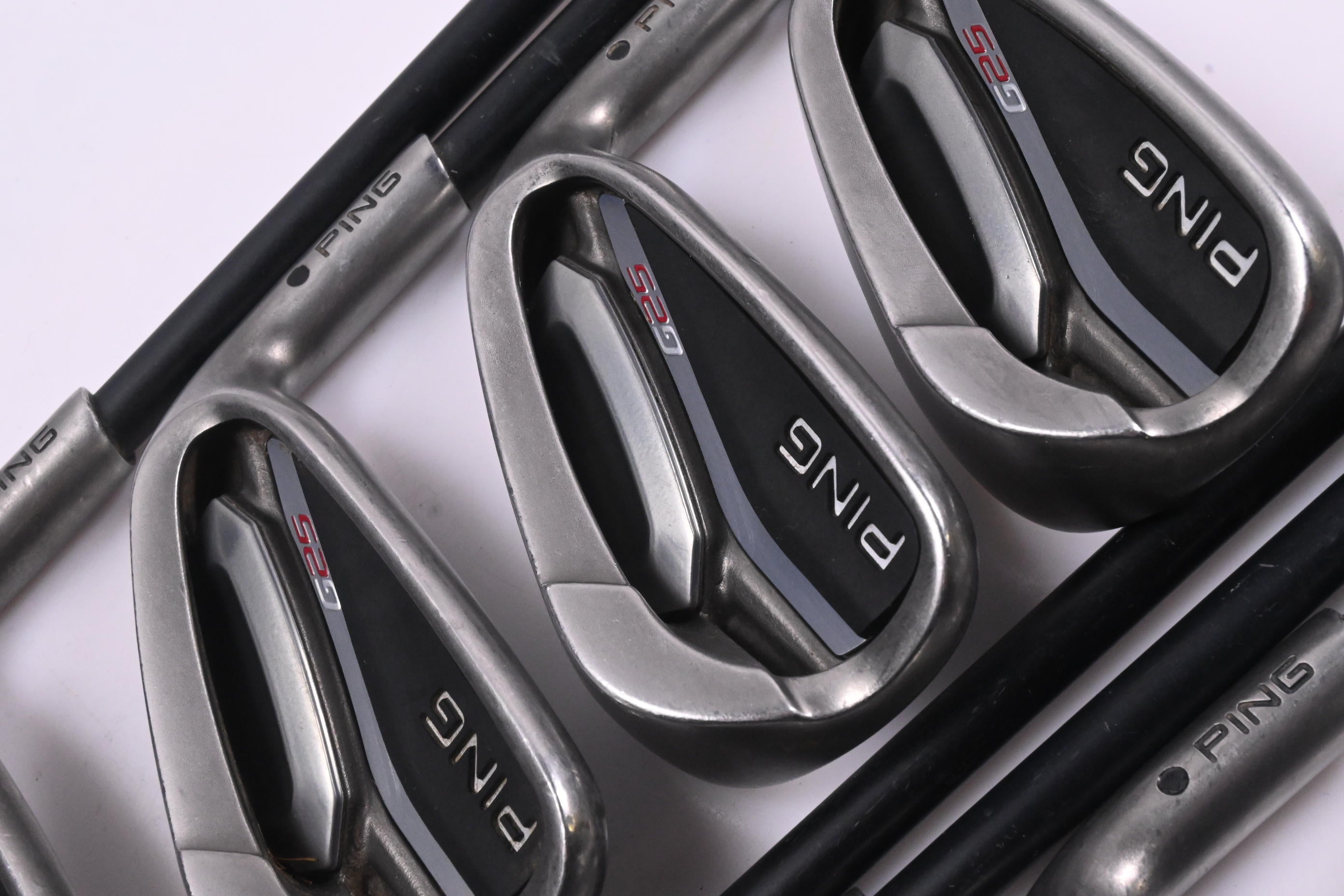 Ping G25 Irons / 6-PW+GW+SW+LW / Black Dot / Senior Flex Ping TFC 189 Shafts