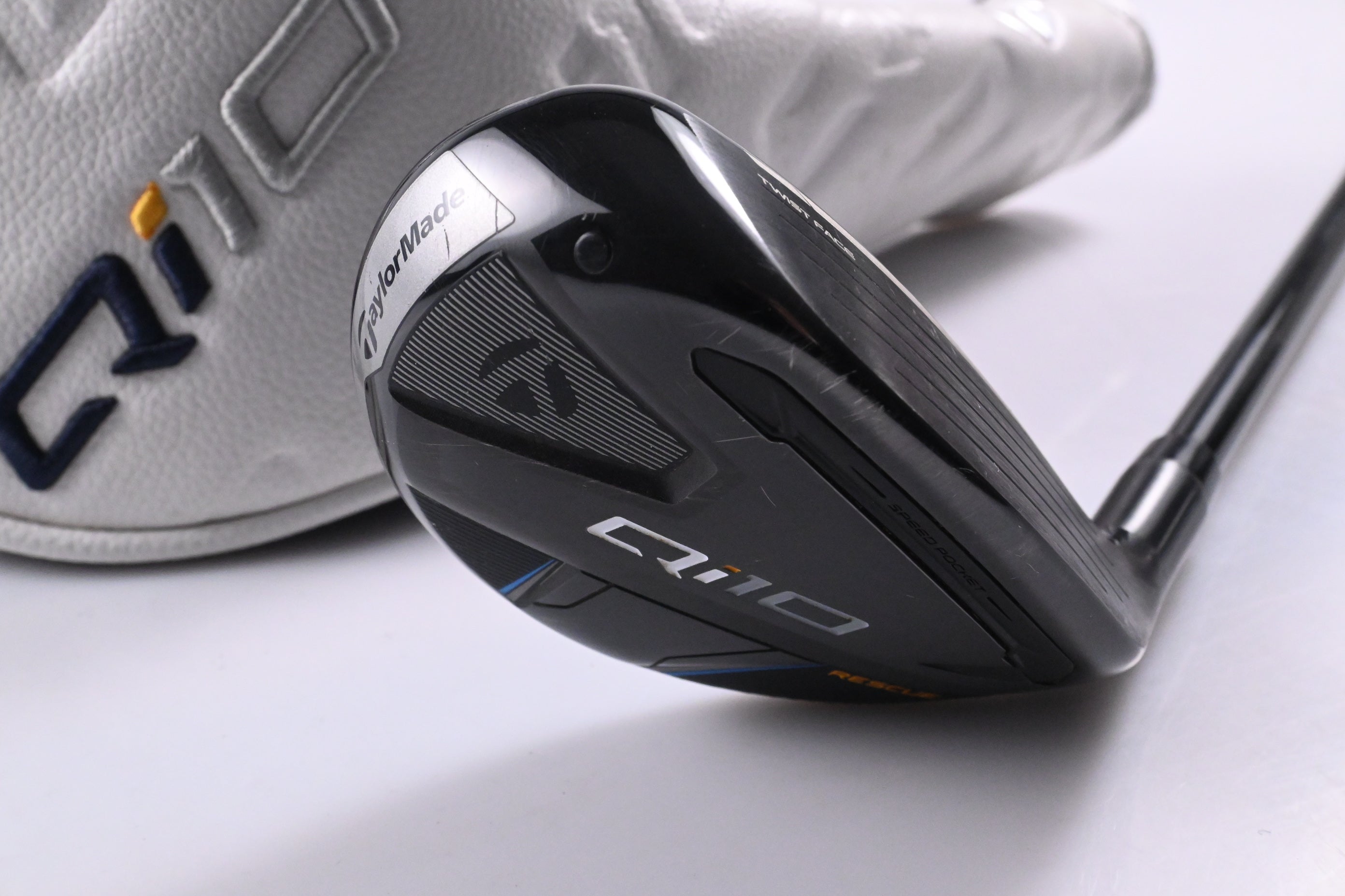 Taylormade Qi10 #4 Hybrid / 22 Degree / Regular Flex Ventus TR Blue 6 Shaft