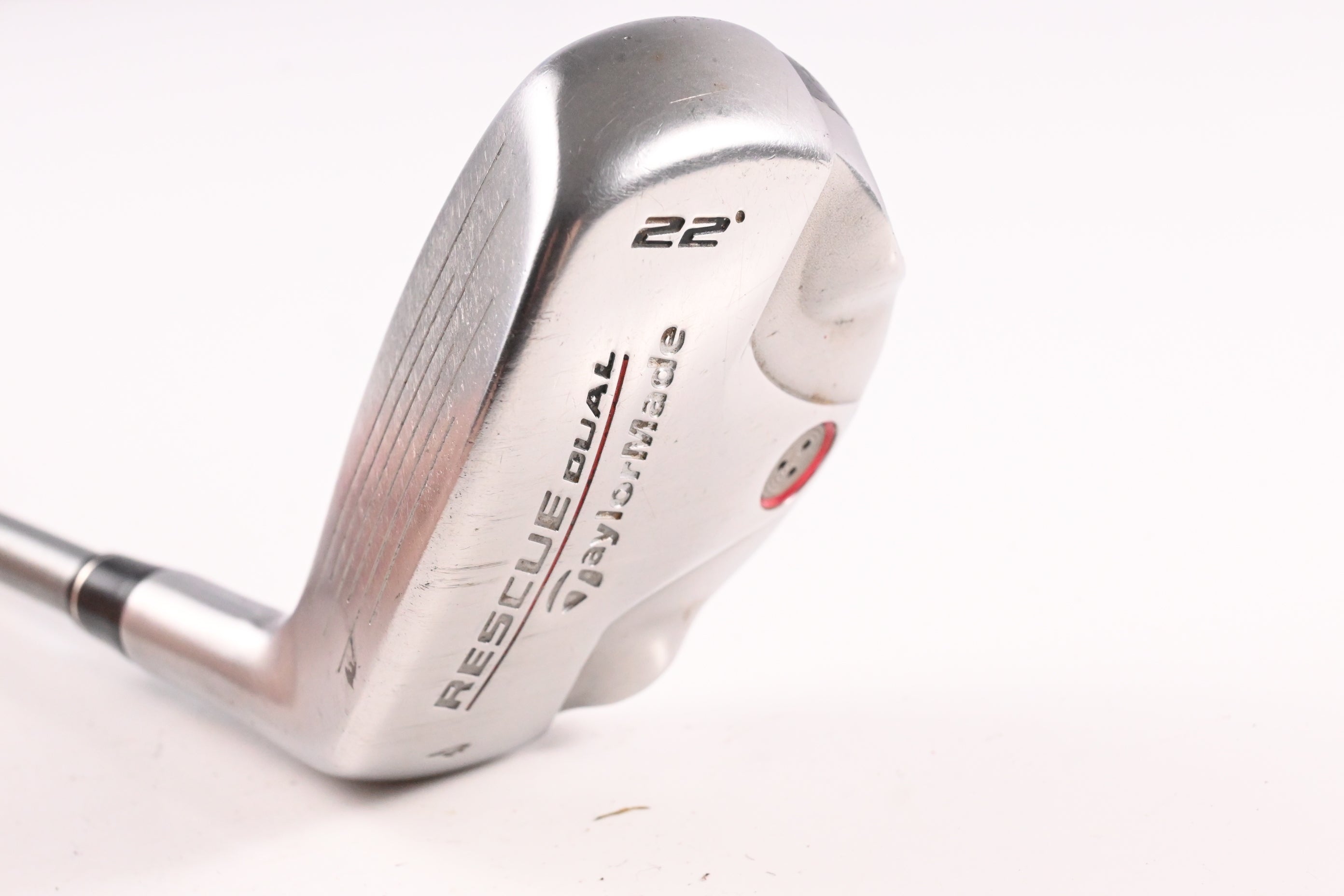 Left Hand Taylormade Rescue Dual #4 Hybrid / 22 Degree / Regular Flex Hybrid 65