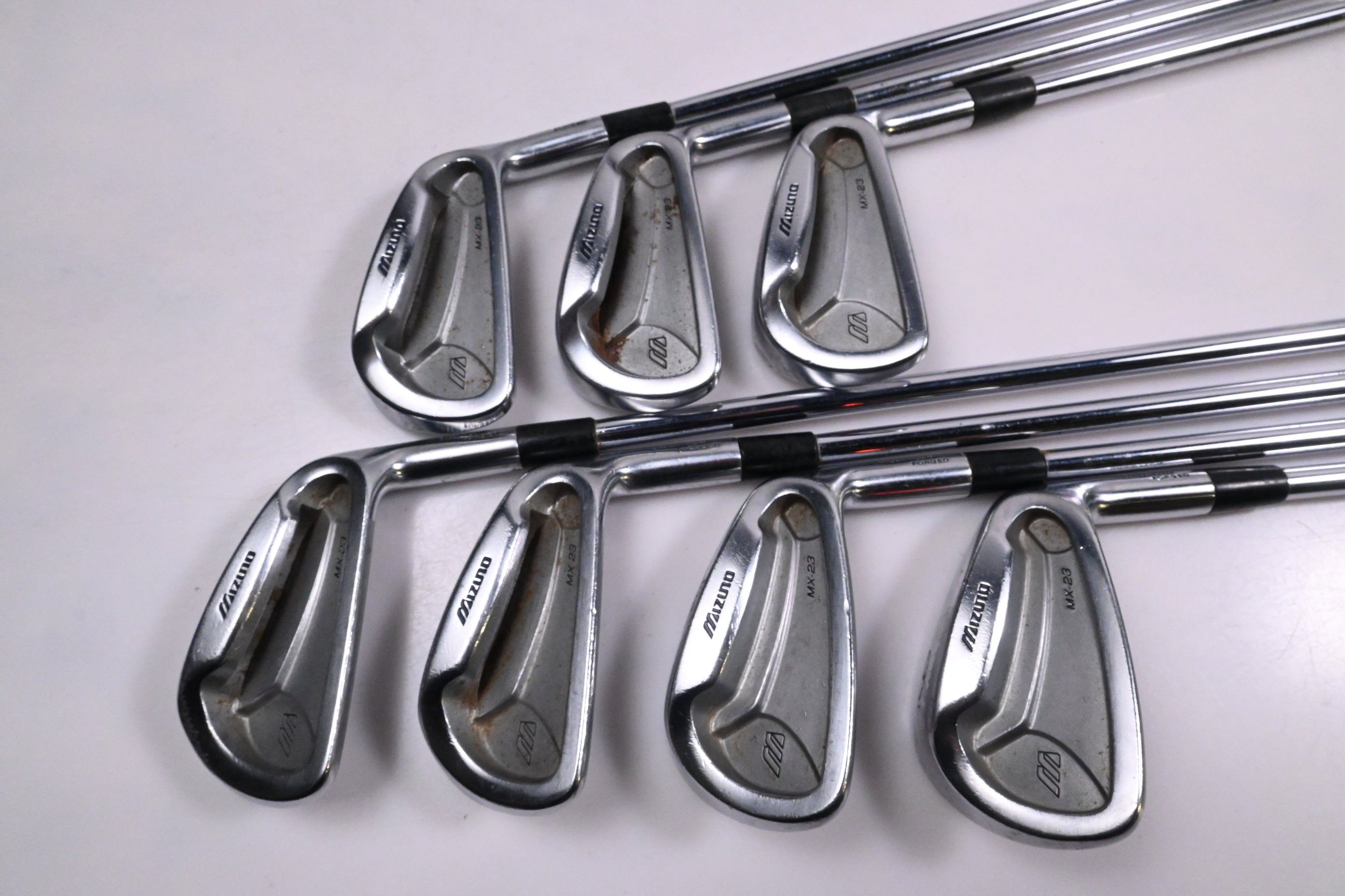 Mizuno MX-23 Irons / 3-9i / Regular Flex Dynamic Gold Lite R300 Shafts