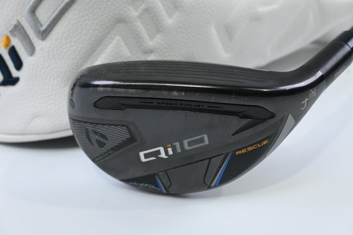 Taylormade Qi10 #4 Hybrid / 22 Degree / Regular Flex Fujikura Ventus TR Blue 6
