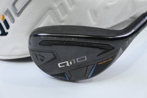 Taylormade Qi10 #4 Hybrid / 22 Degree / Regular Flex Fujikura Ventus TR Blue 6